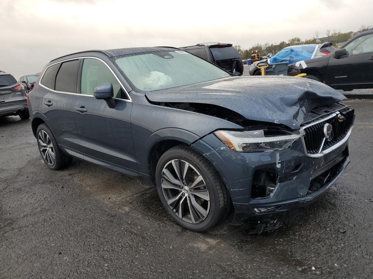 2022 Volvo Xc60 B5 Momentum Синий vin: YV4L12RK0N1054990