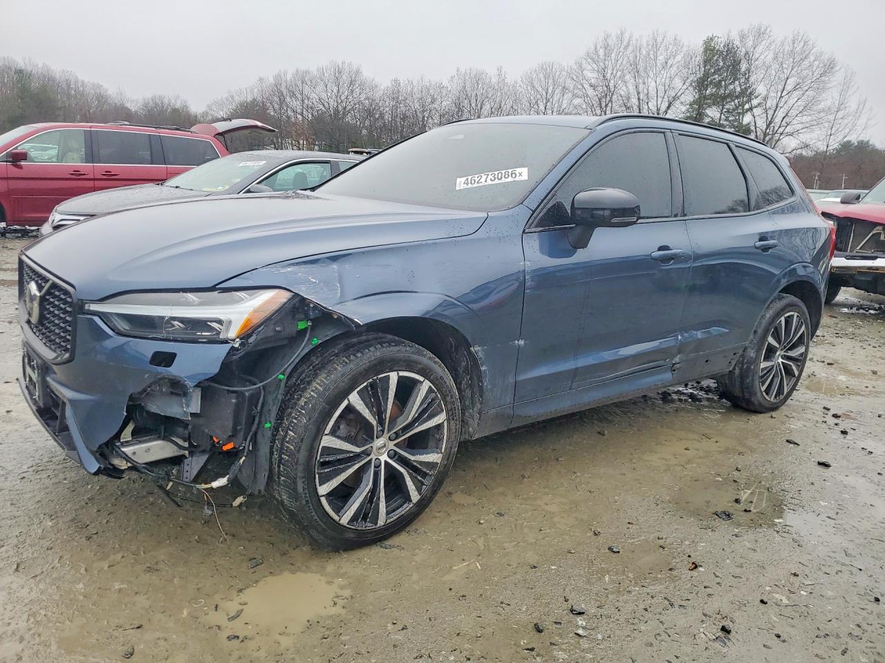 2023 Volvo Xc60 Plus Blue vin: YV4L12RWXP1204058