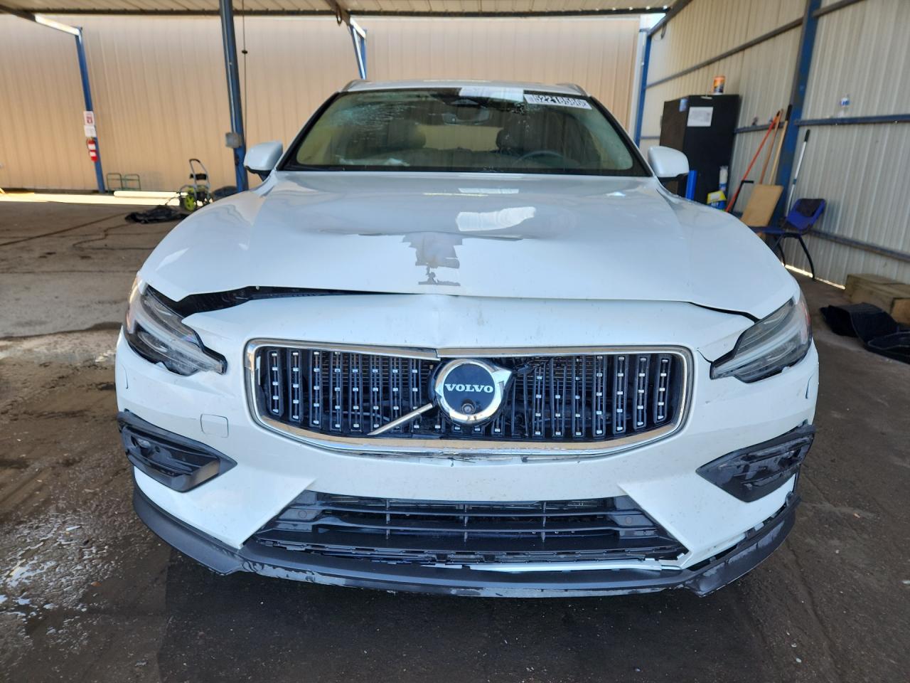 2025 Volvo V60 Cross Country Plus White vin: YV4L12WK1S2145731 Damage: Front Bumper Cover Lower, Broken, Replacement Required