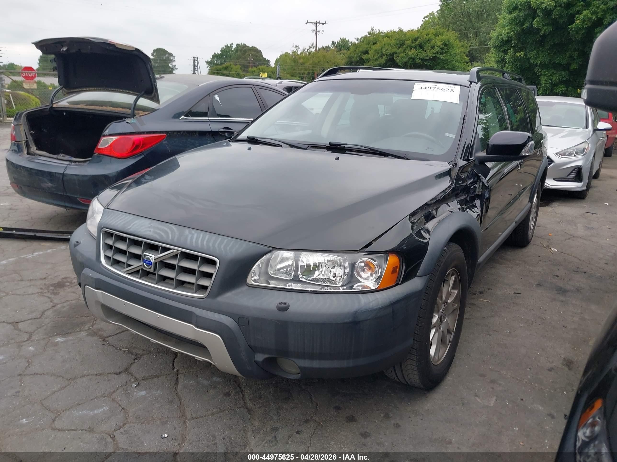 2007 Volvo Xc70 2.5t Black vin: YV4SZ592071255944