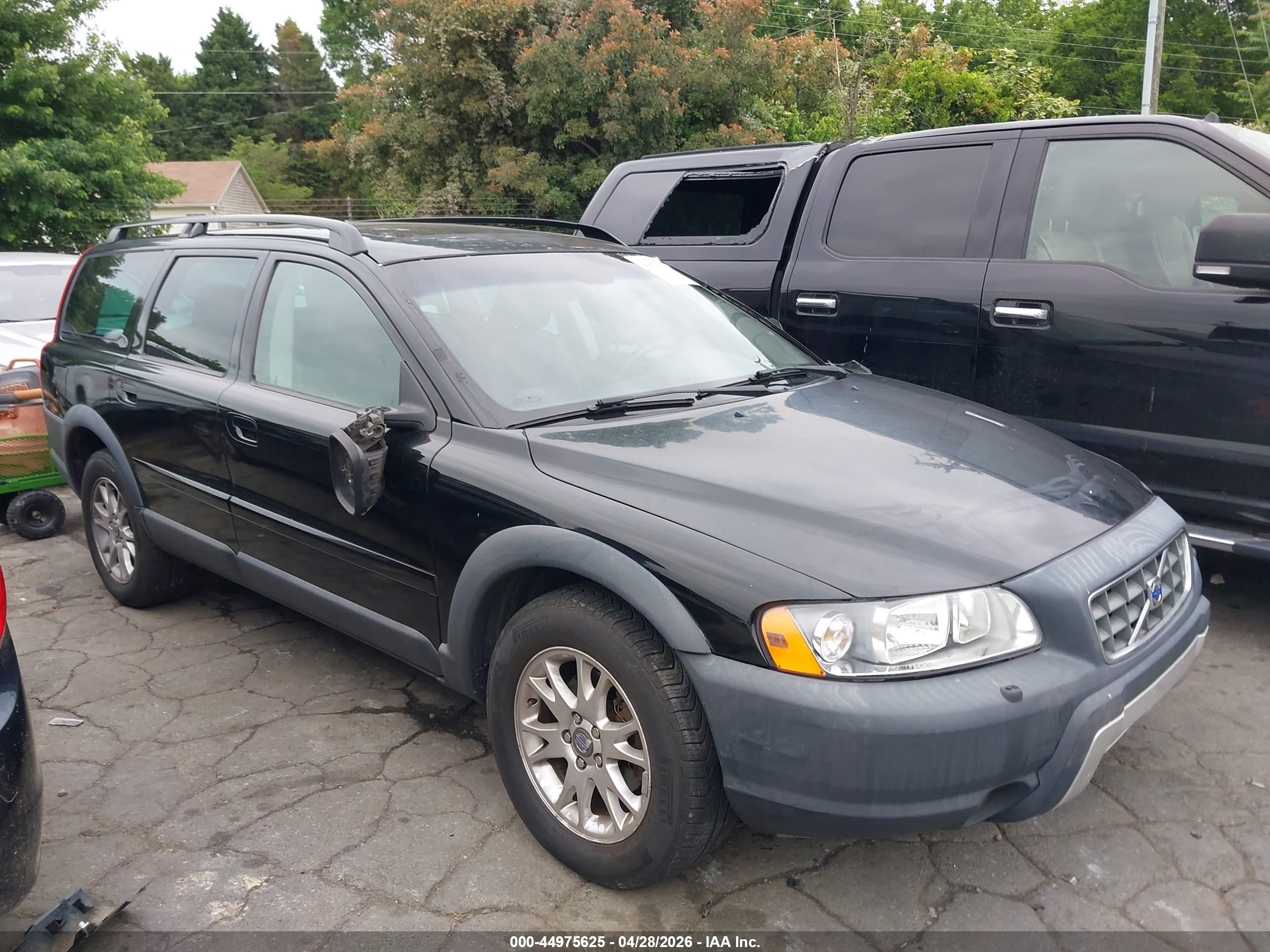 2007 Volvo Xc70 2.5t Black vin: YV4SZ592071255944
