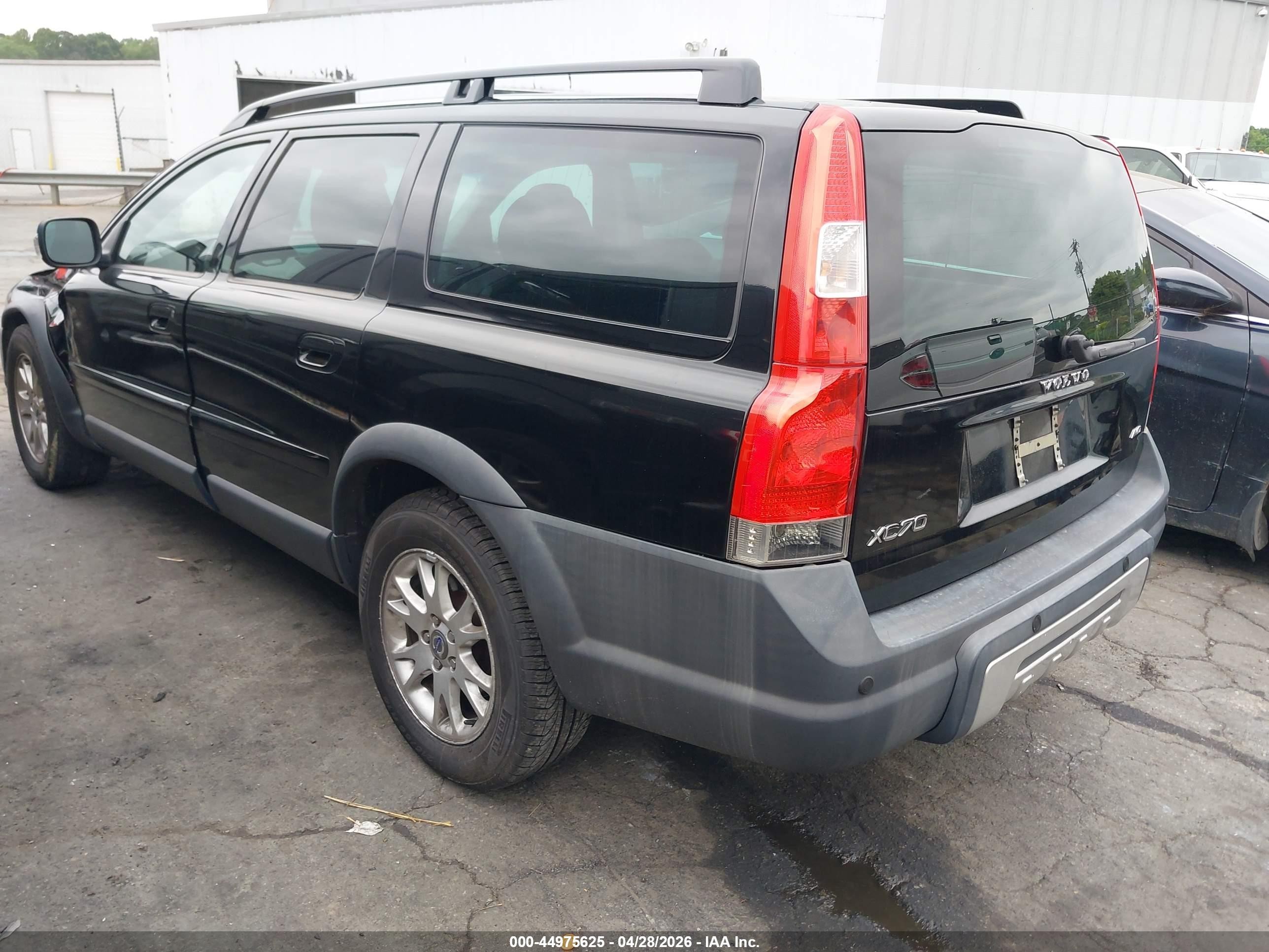 2007 Volvo Xc70 2.5t Black vin: YV4SZ592071255944
