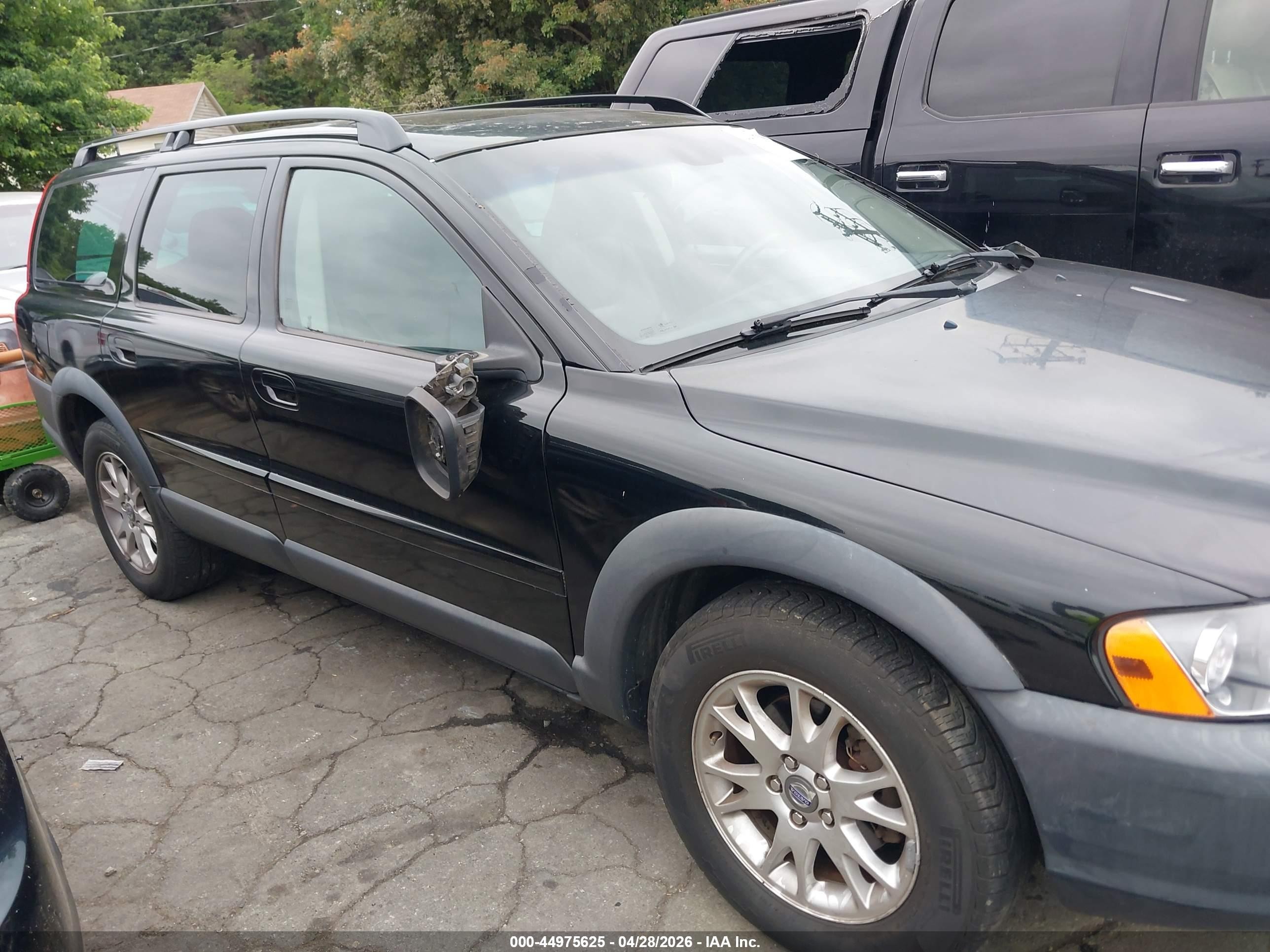 2007 Volvo Xc70 2.5t Black vin: YV4SZ592071255944