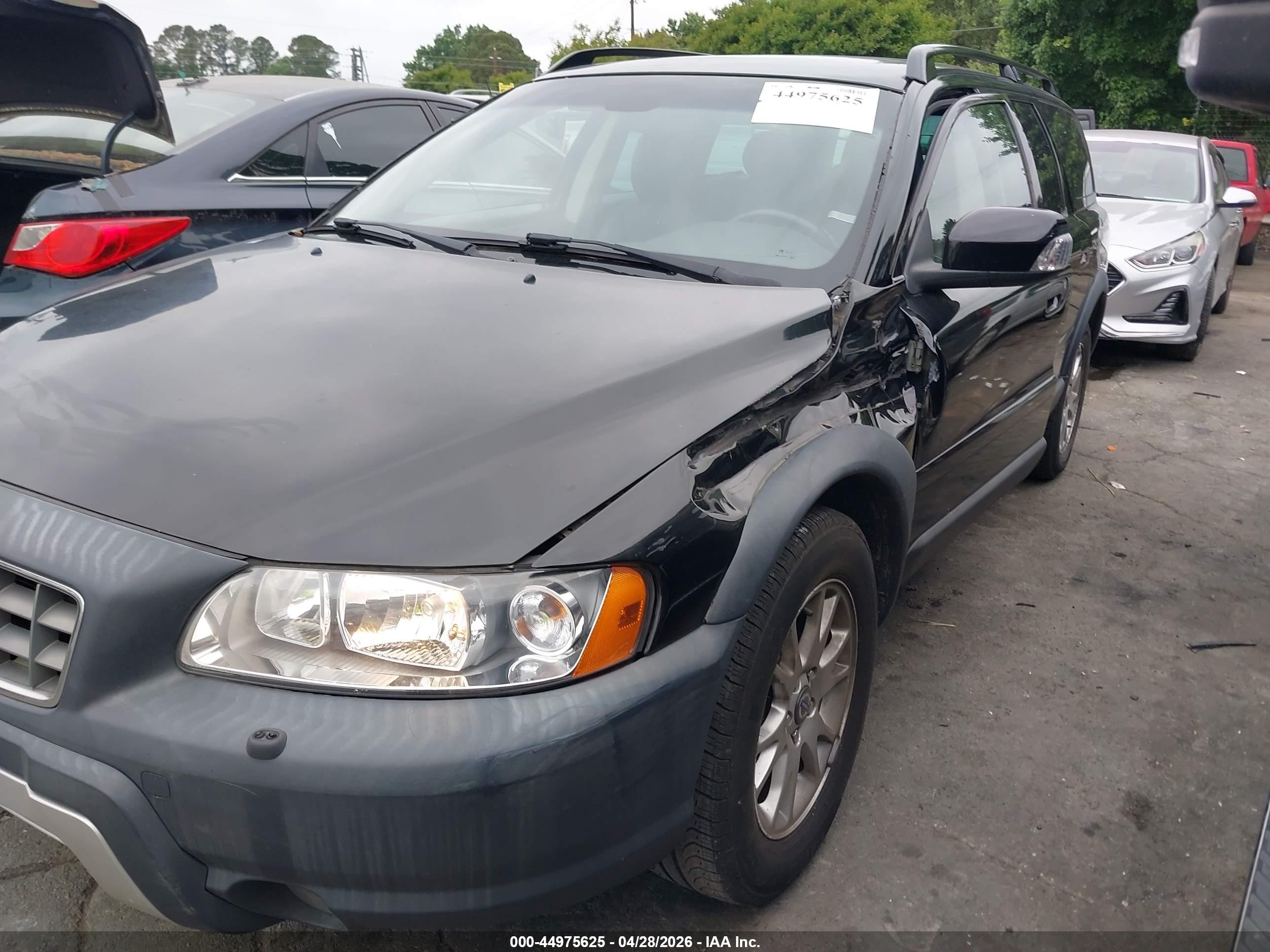 2007 Volvo Xc70 2.5t Black vin: YV4SZ592071255944