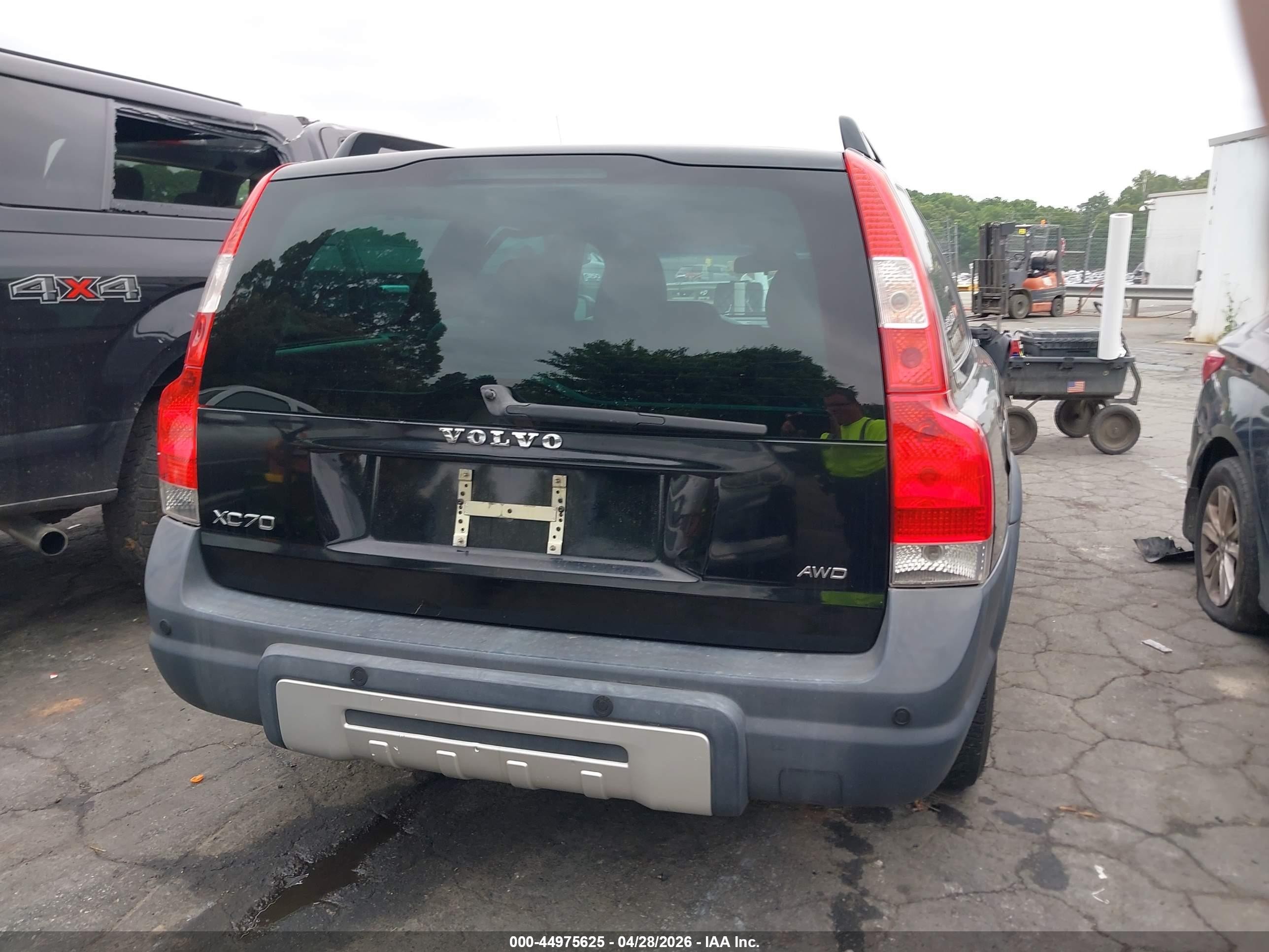 2007 Volvo Xc70 2.5t Black vin: YV4SZ592071255944