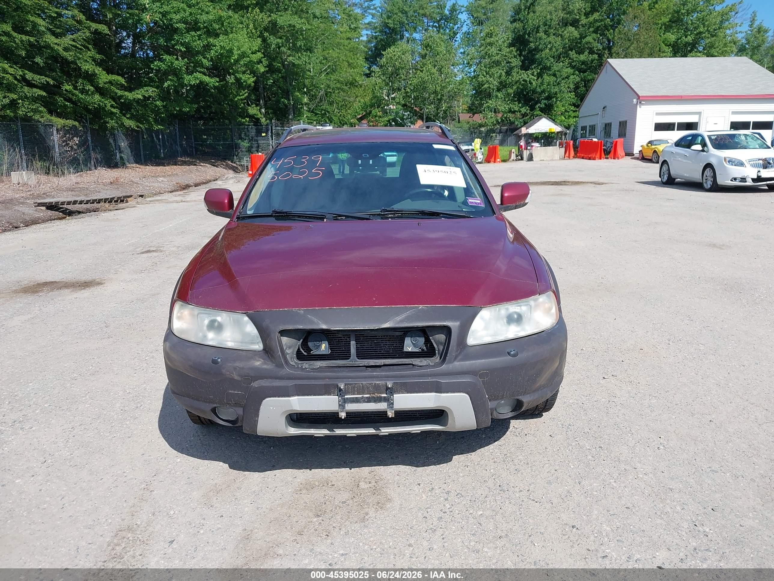 2007 Volvo Xc70 2.5t Maroon vin: YV4SZ592071266927
