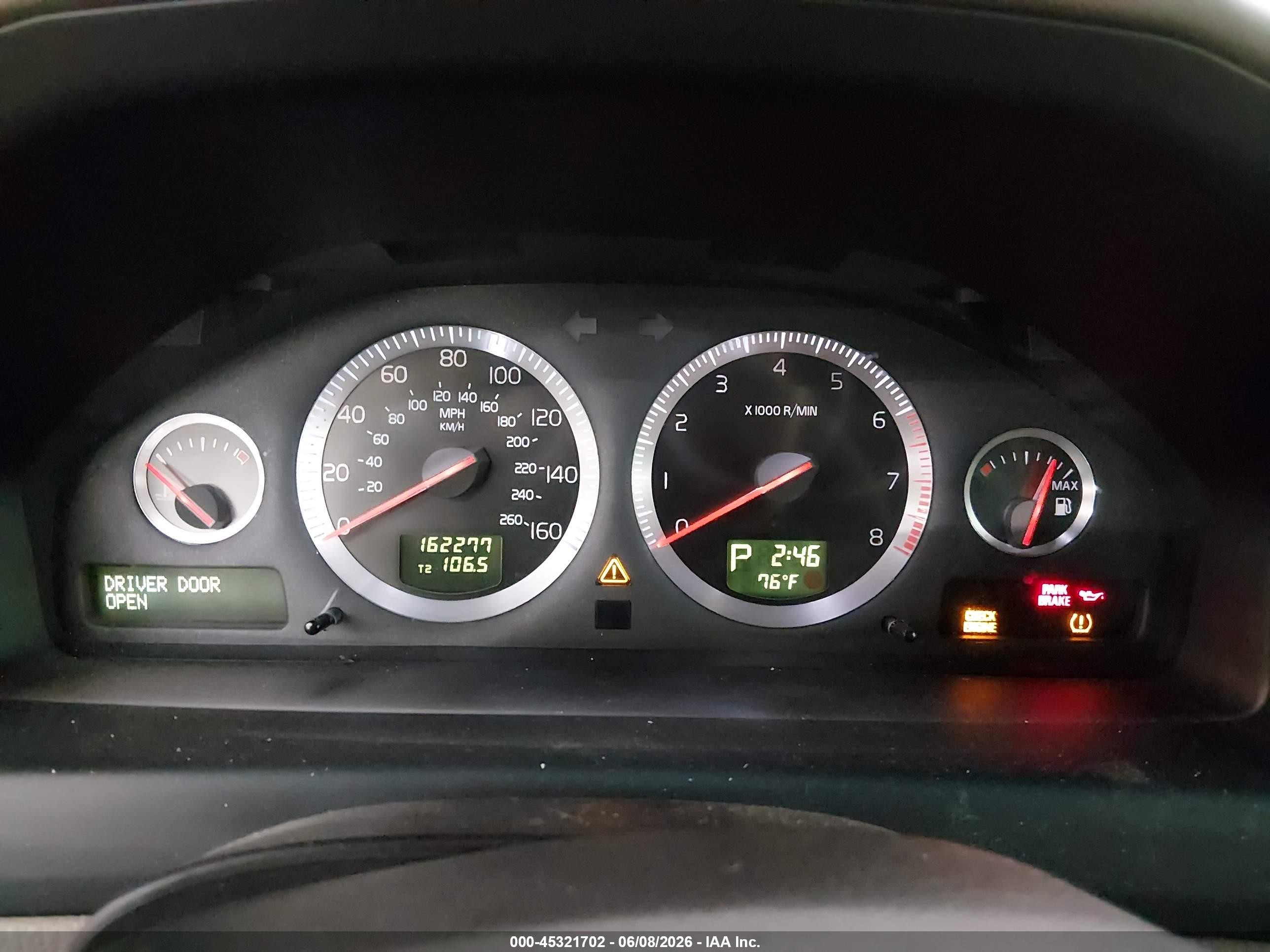 2007 Volvo Xc70 2.5t Gray vin: YV4SZ592071280908