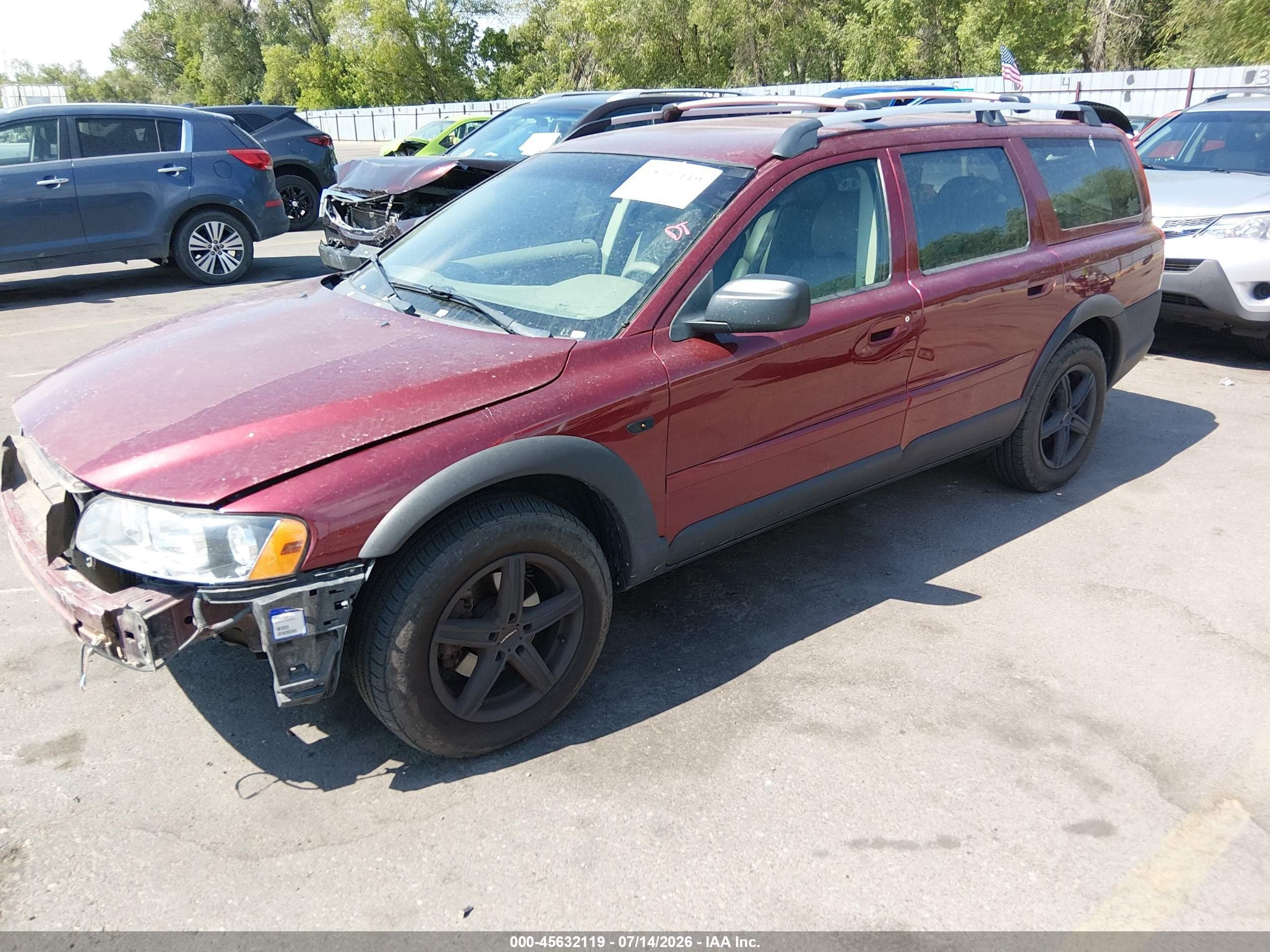 2006 Volvo Xc70 2.5t/volvo Ocean Race Edition Maroon vin: YV4SZ592161230579
