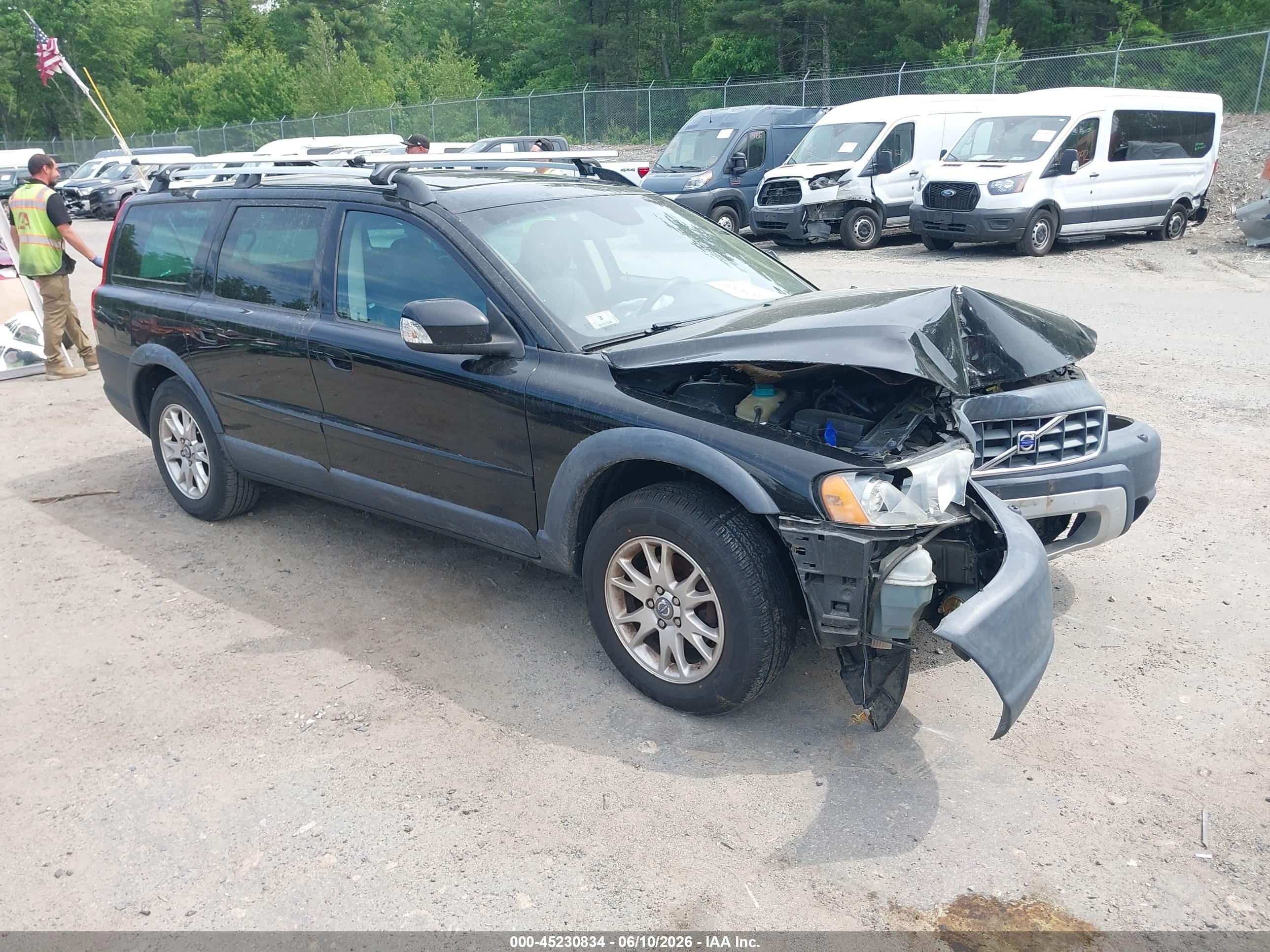 2007 Volvo Xc70 2.5t Black vin: YV4SZ592171279590