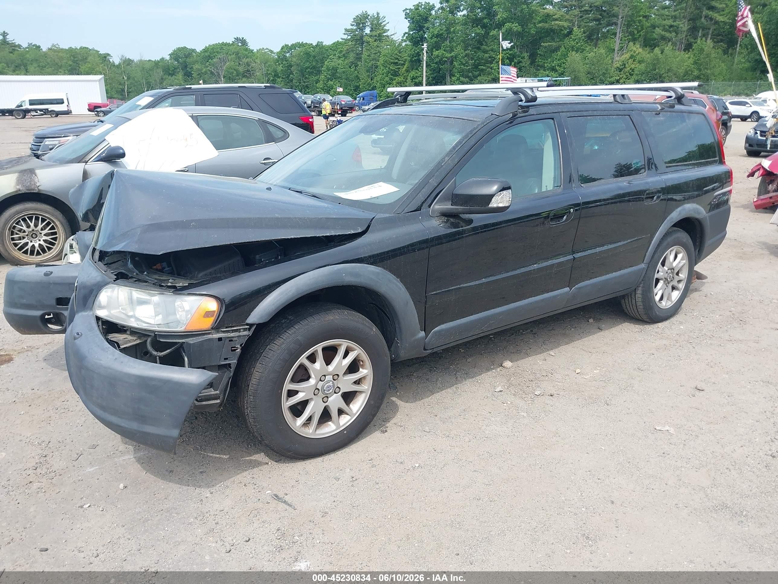 2007 Volvo Xc70 2.5t Black vin: YV4SZ592171279590