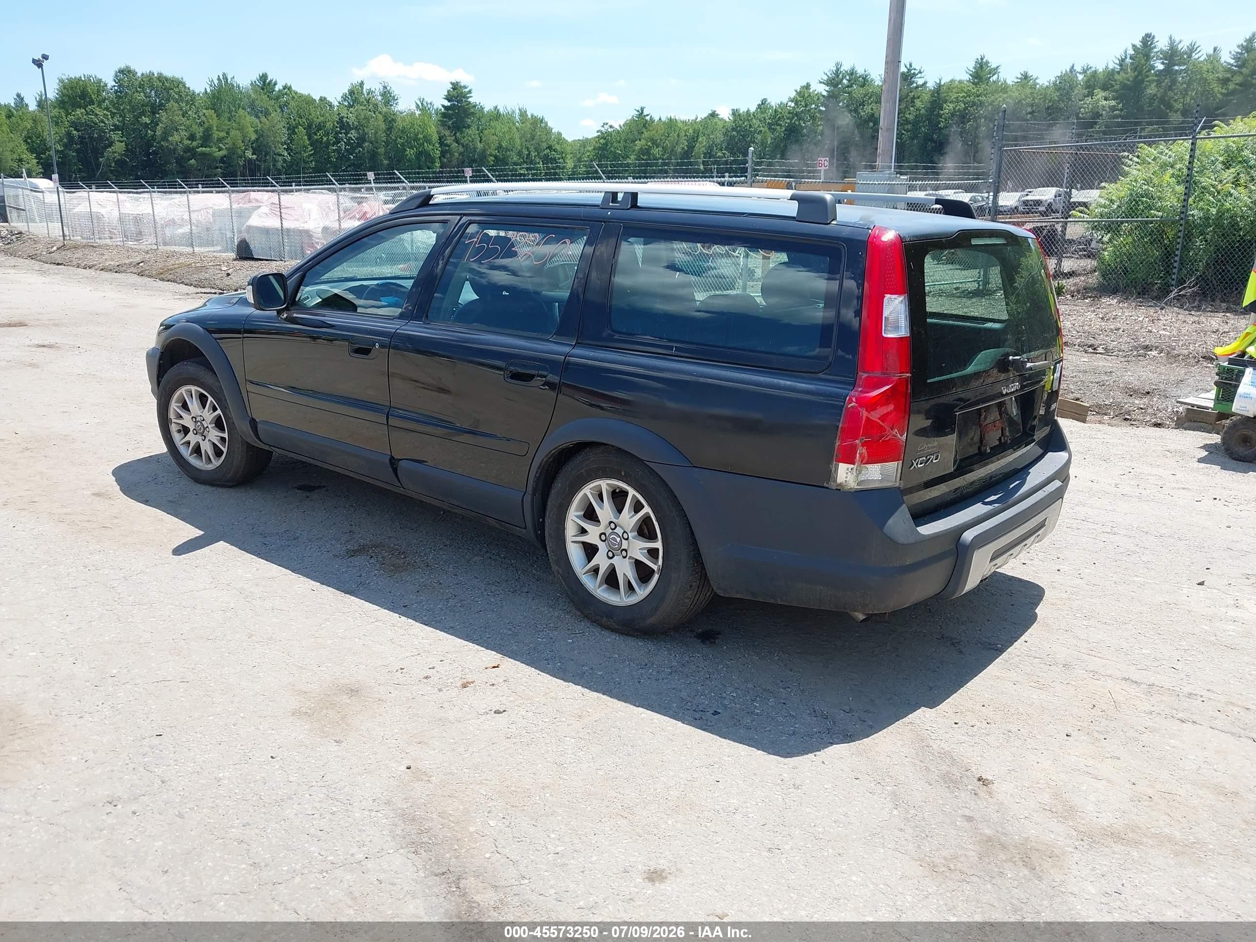 2007 Volvo Xc70 2.5t Black vin: YV4SZ592271263866