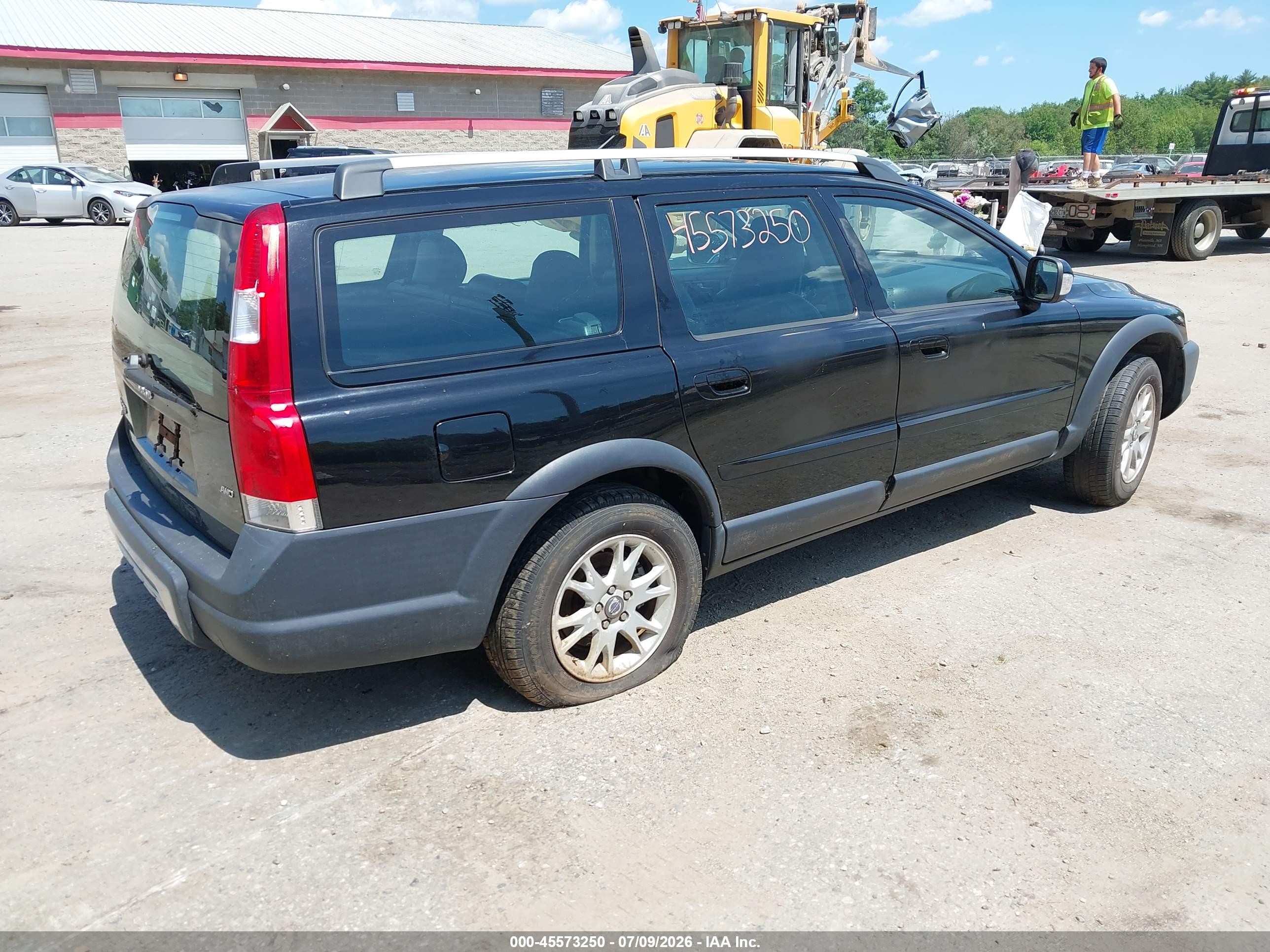 2007 Volvo Xc70 2.5t Black vin: YV4SZ592271263866