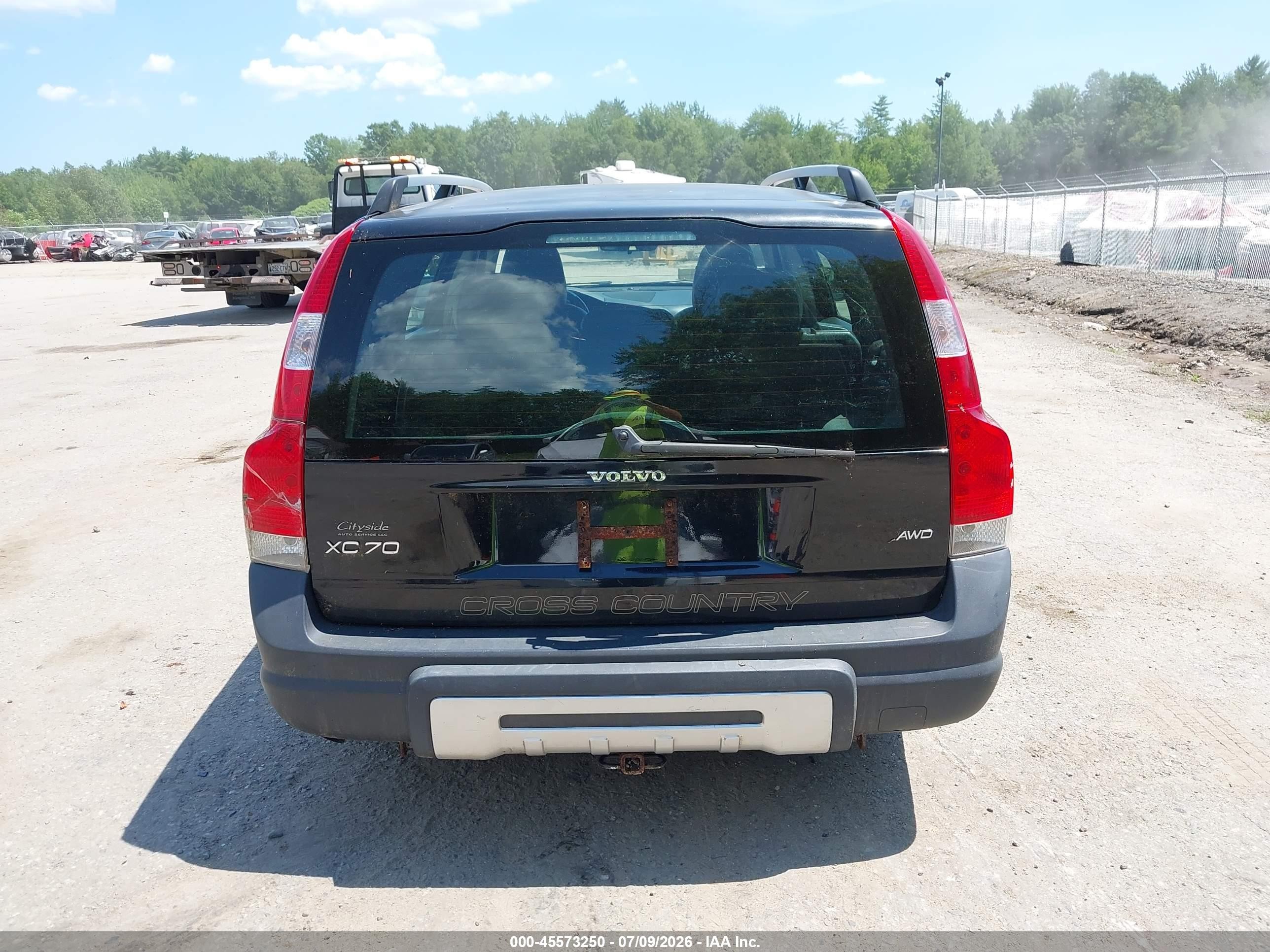 2007 Volvo Xc70 2.5t Black vin: YV4SZ592271263866