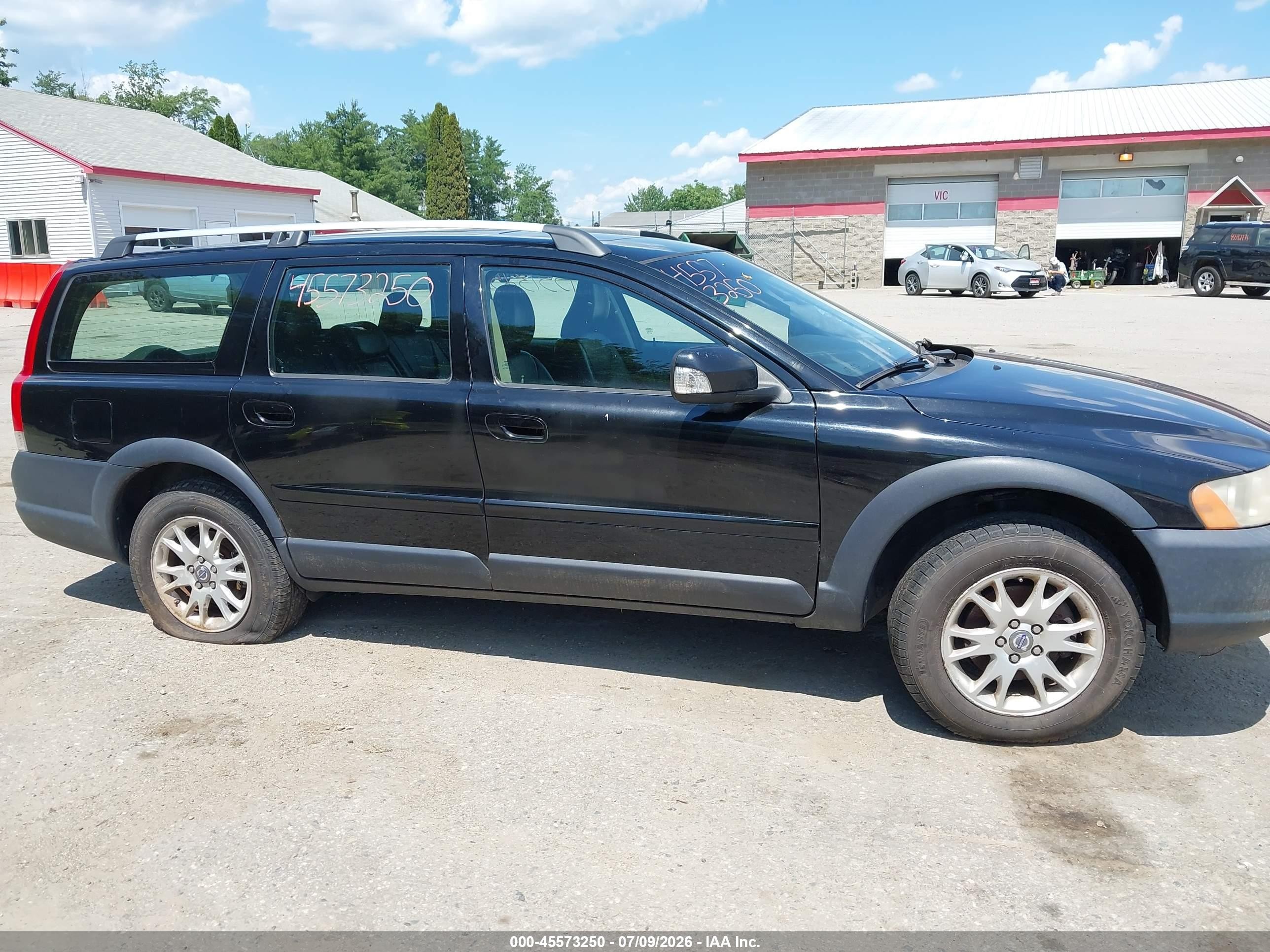 2007 Volvo Xc70 2.5t Black vin: YV4SZ592271263866