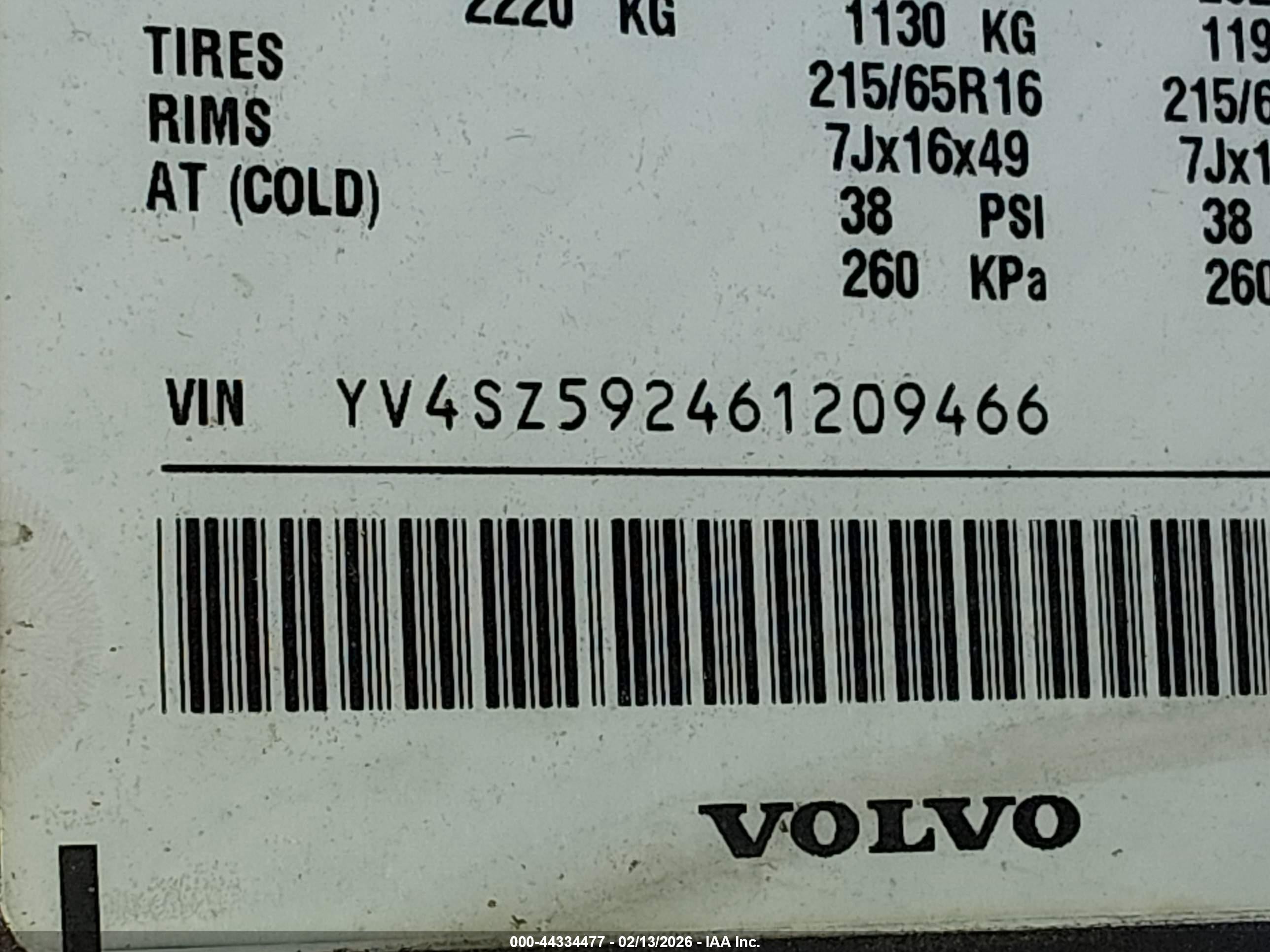 2006 Volvo Xc70 2.5t/volvo Ocean Race Edition Серый vin: YV4SZ592461209466