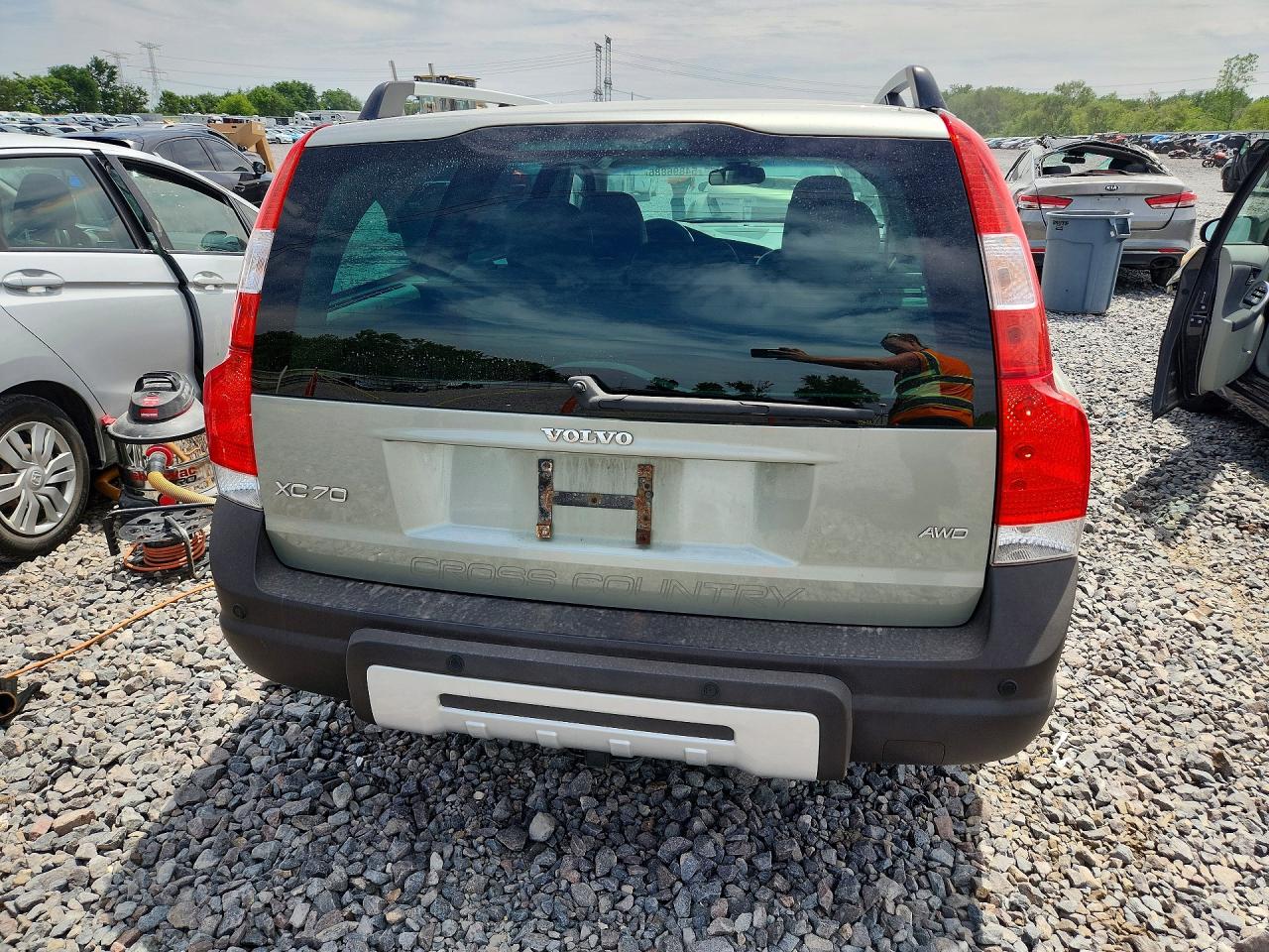 2007 Volvo Xc70 Silver vin: YV4SZ592471271967