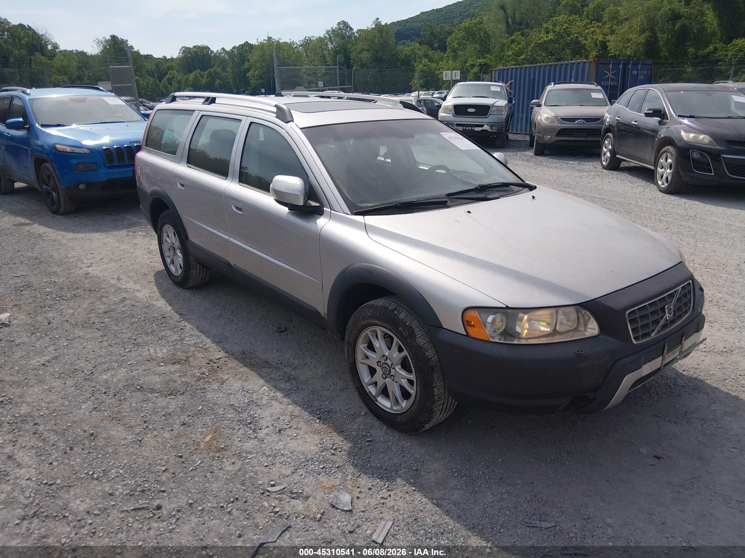 2007 Volvo Xc70 2.5t Silver vin: YV4SZ592471276912