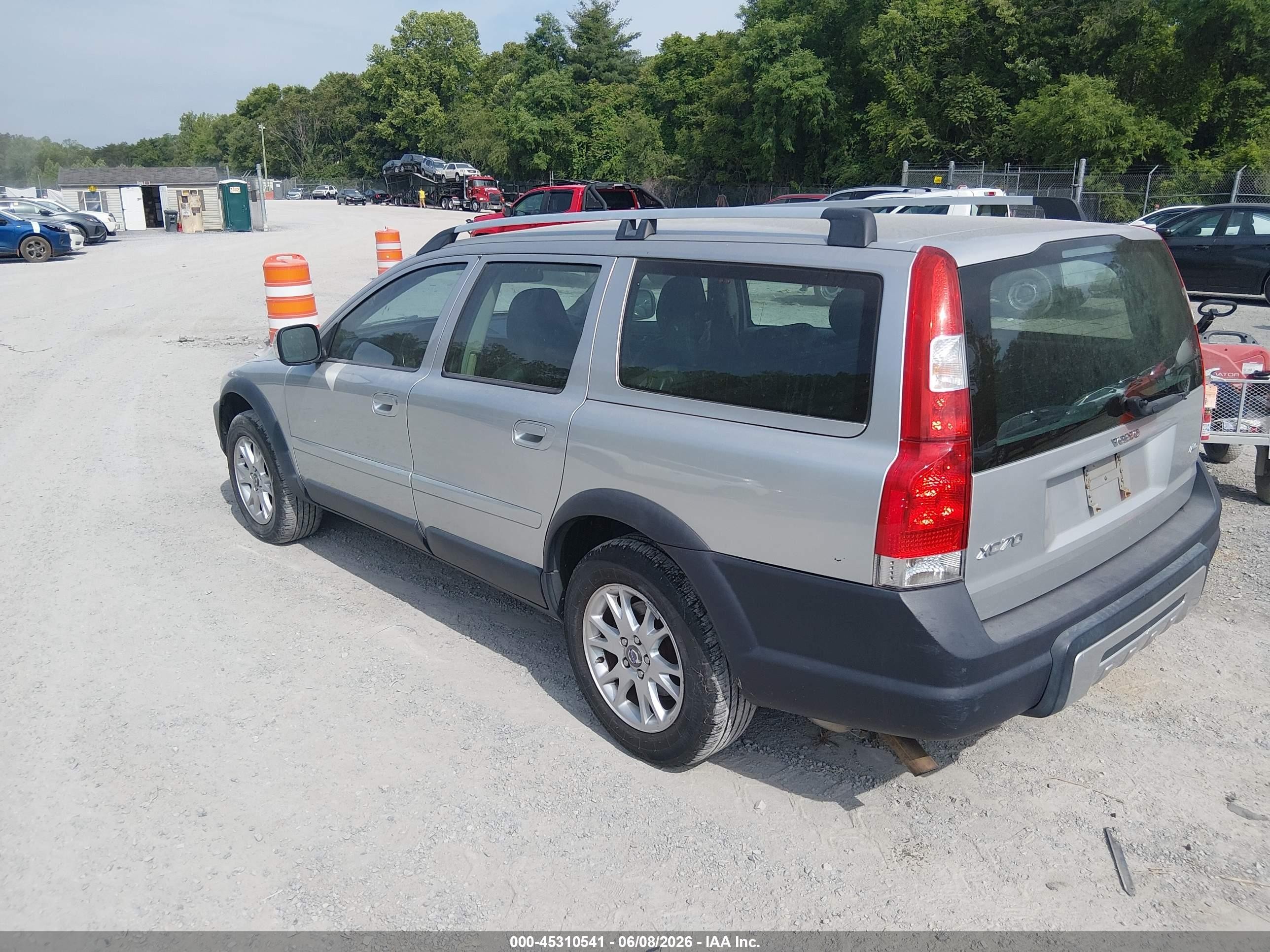 2007 Volvo Xc70 2.5t Silver vin: YV4SZ592471276912