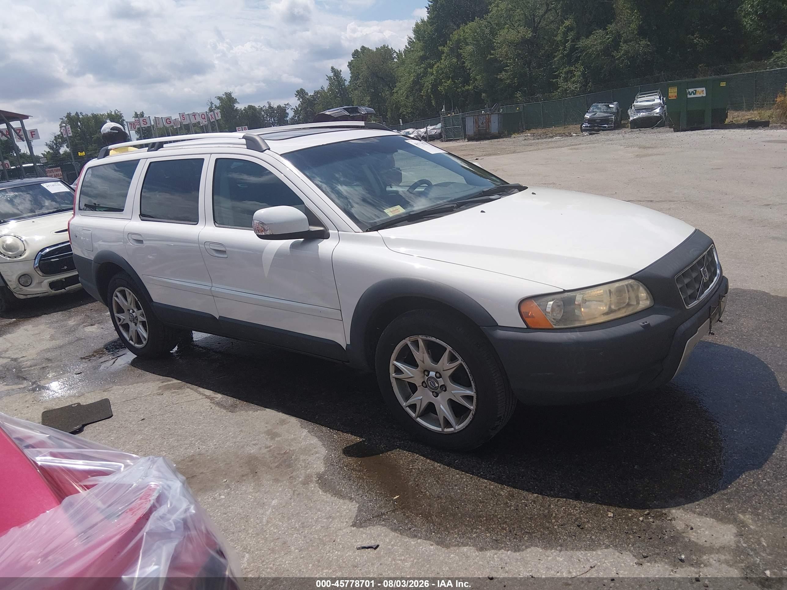 2007 Volvo Xc70 2.5t White vin: YV4SZ592471281432