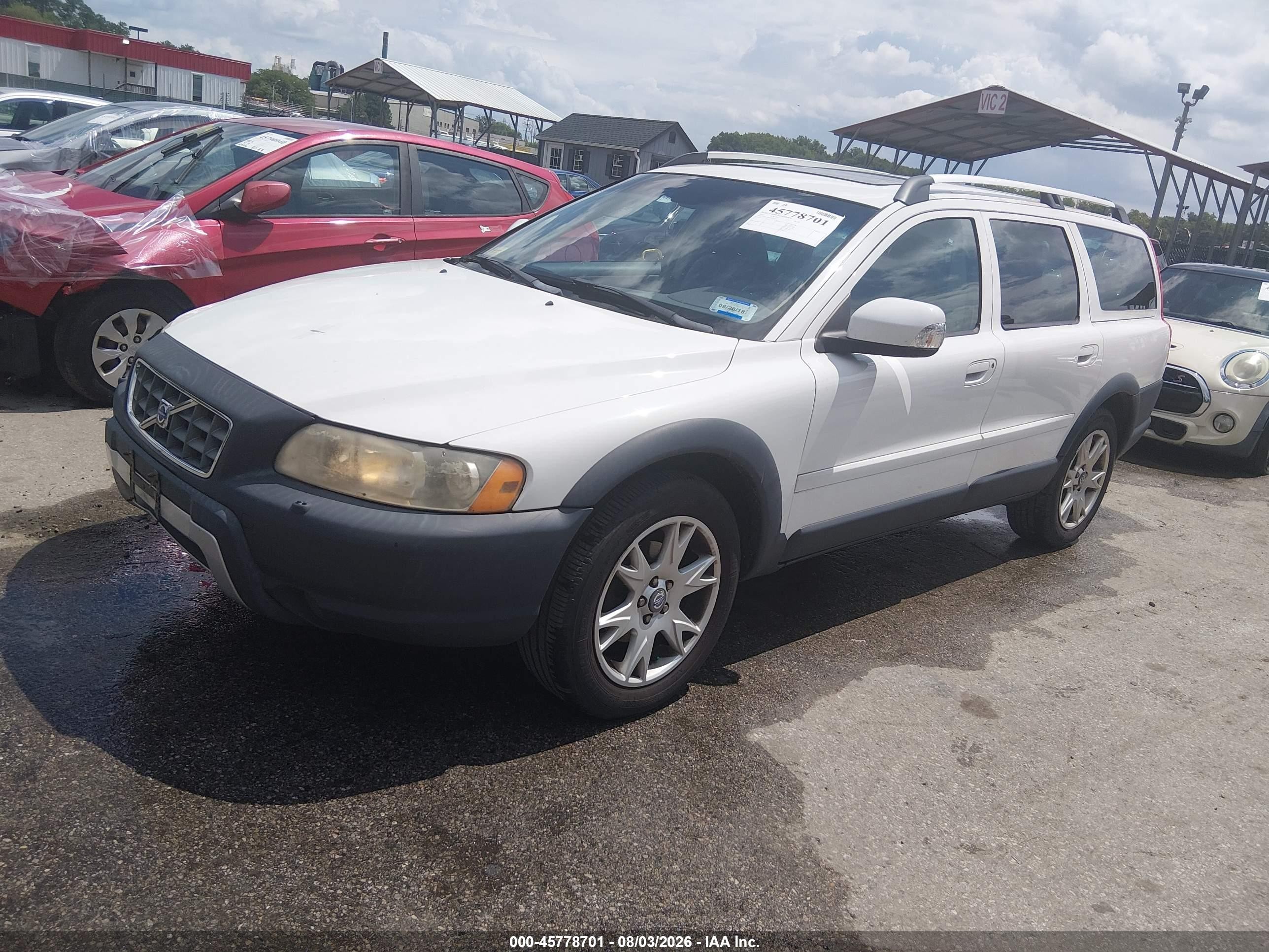 2007 Volvo Xc70 2.5t White vin: YV4SZ592471281432