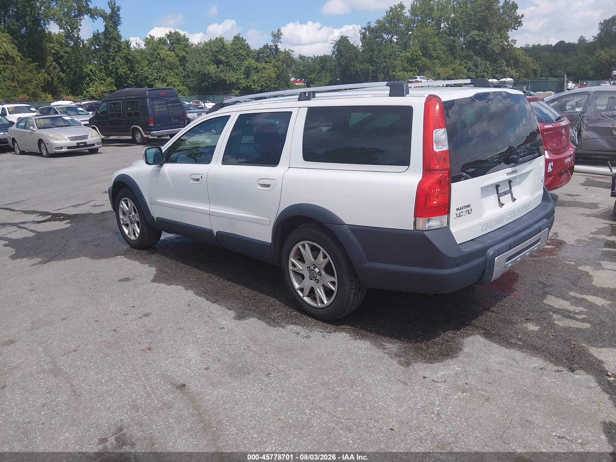 2007 Volvo Xc70 2.5t White vin: YV4SZ592471281432