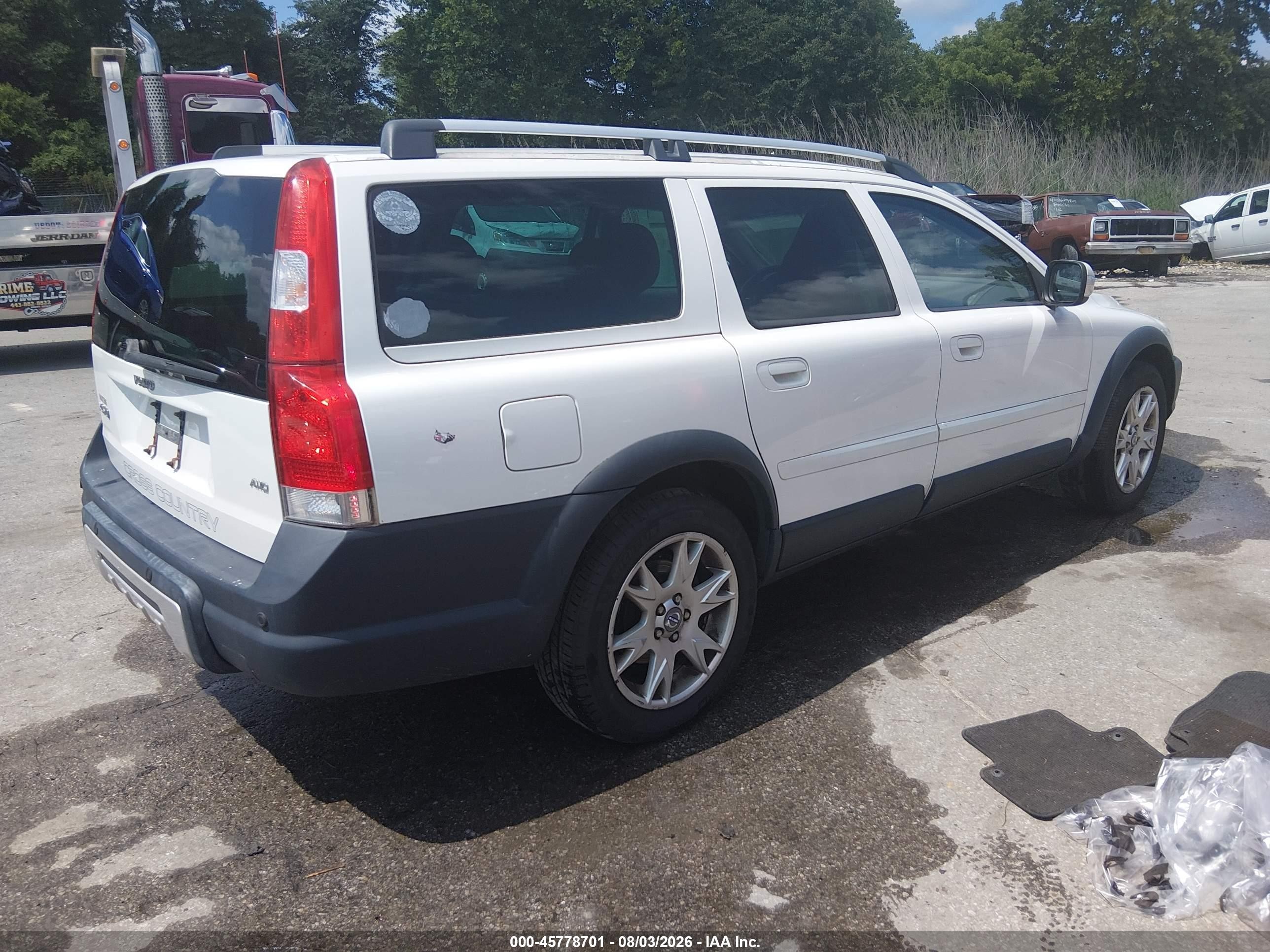 2007 Volvo Xc70 2.5t White vin: YV4SZ592471281432