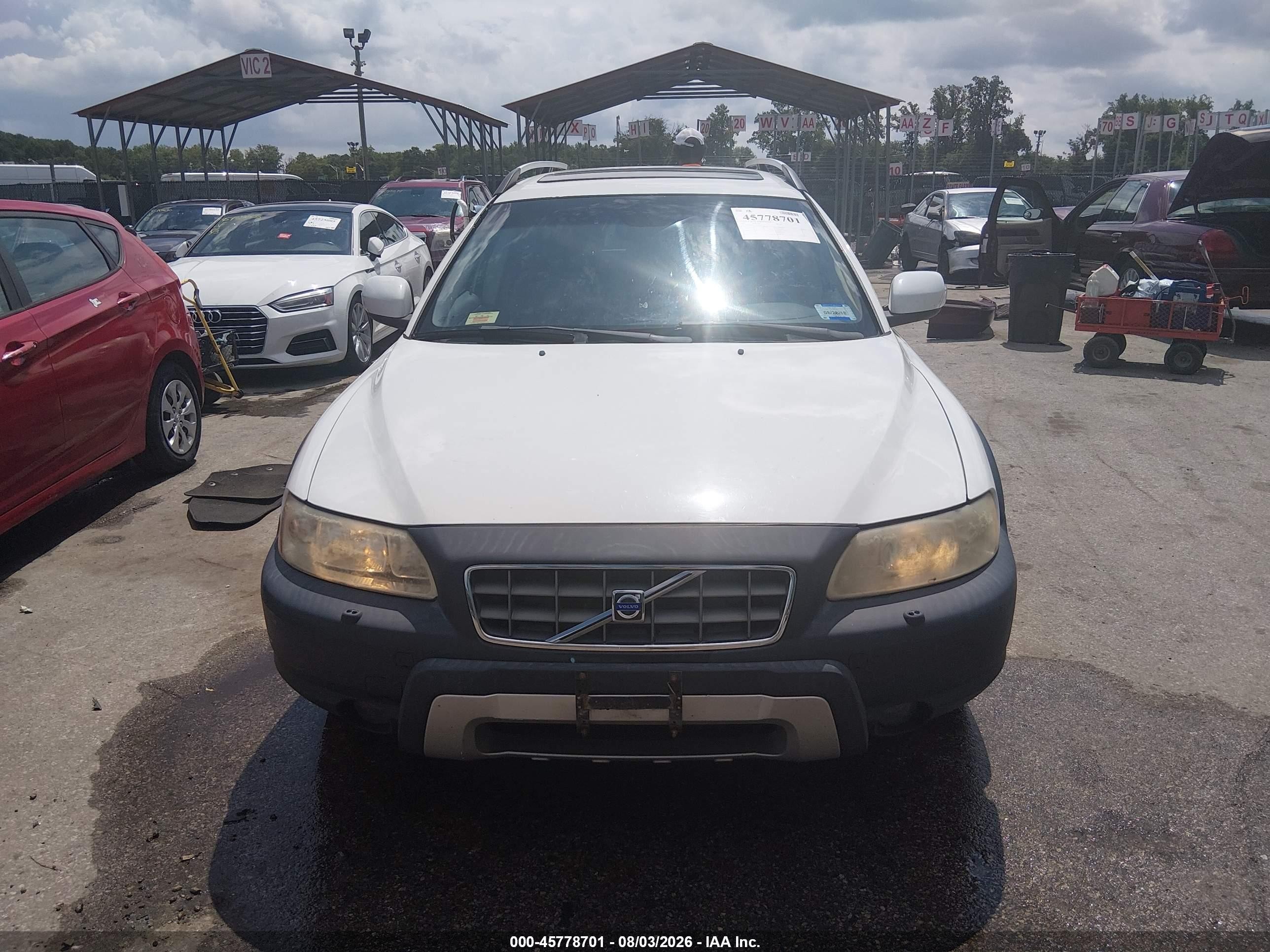 2007 Volvo Xc70 2.5t White vin: YV4SZ592471281432