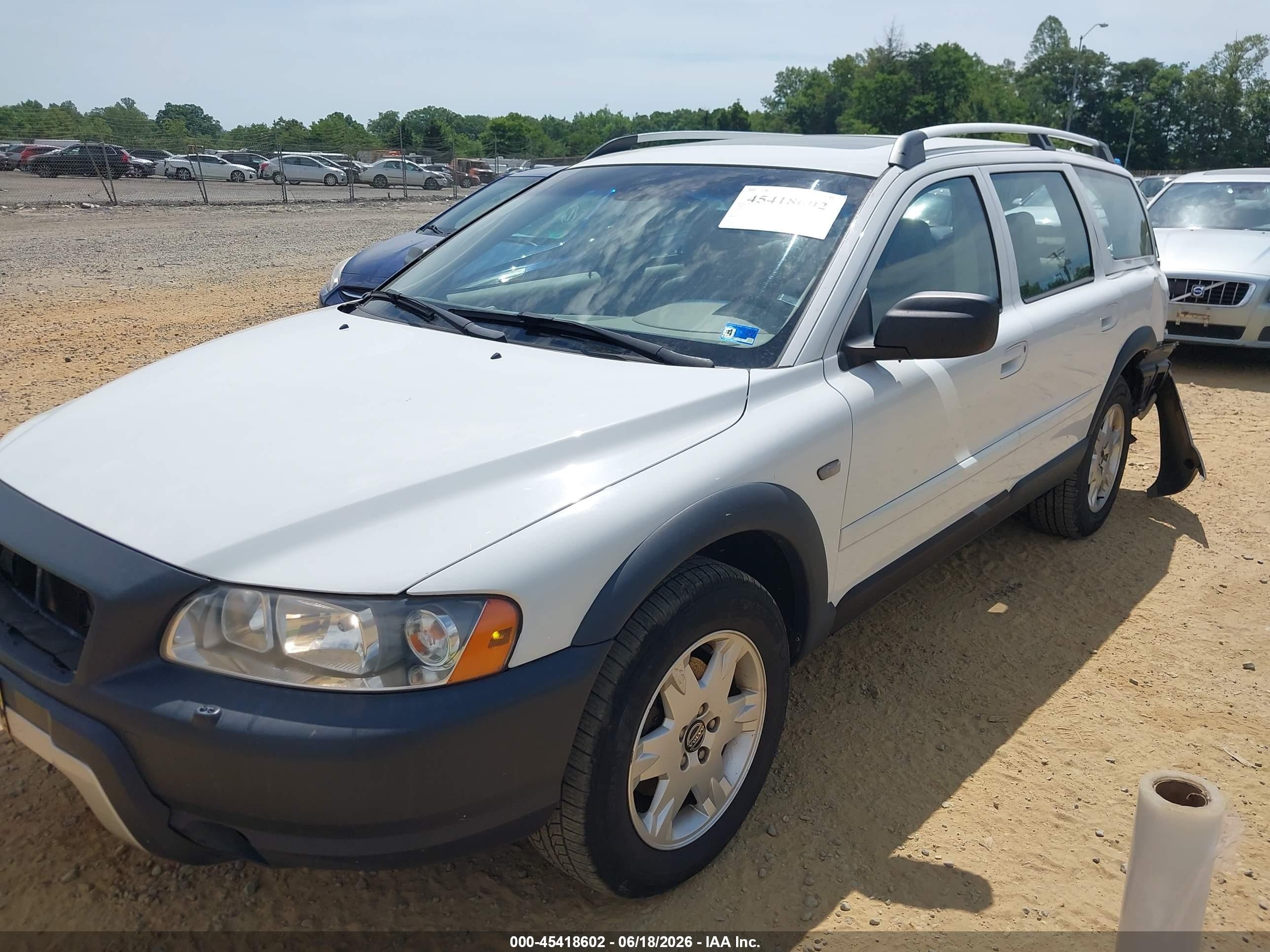 2006 Volvo Xc70 2.5t/ocean Race Edition White vin: YV4SZ592561224963