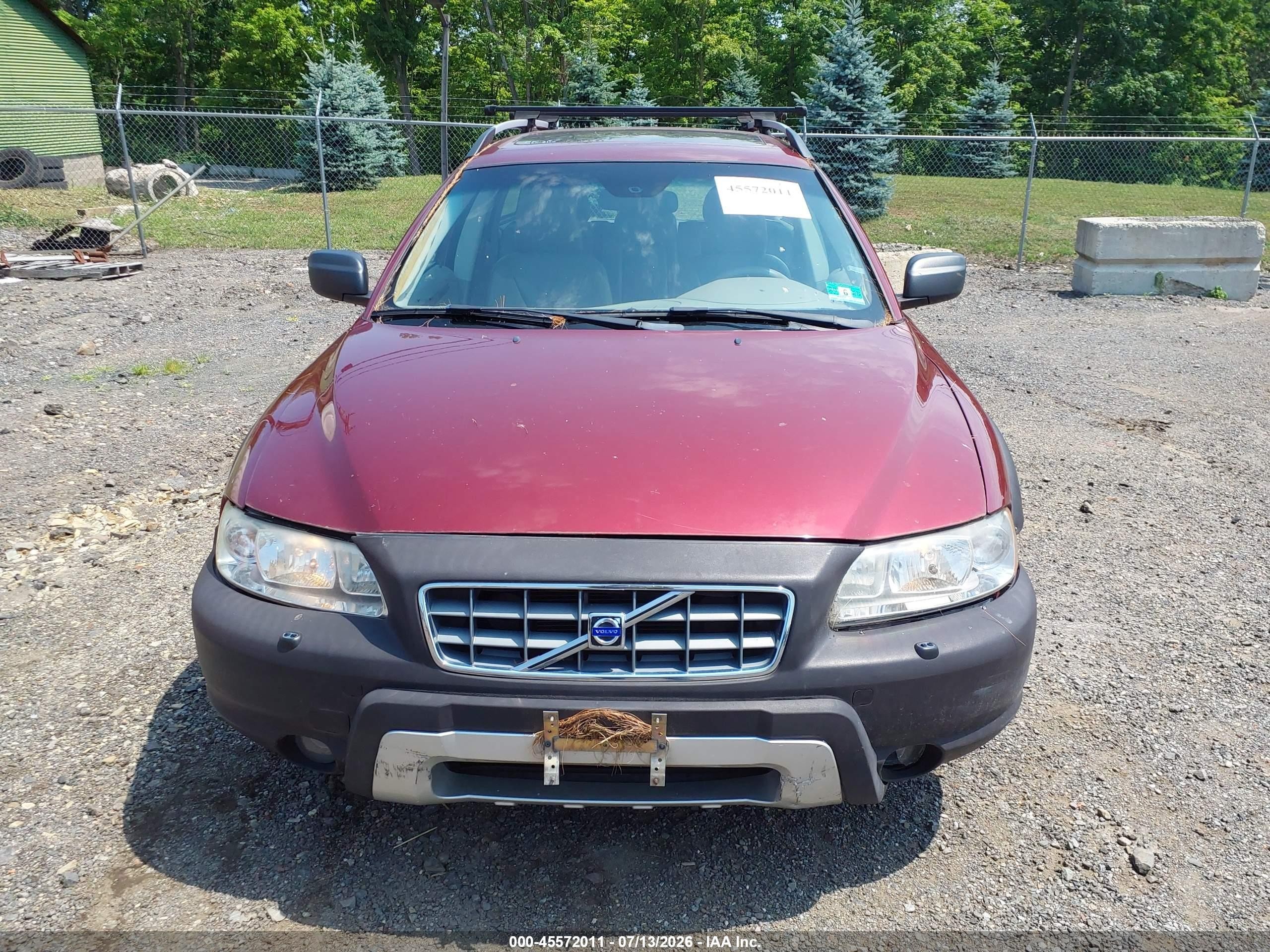2006 Volvo Xc70 2.5t/volvo Ocean Race Edition Red vin: YV4SZ592561239396