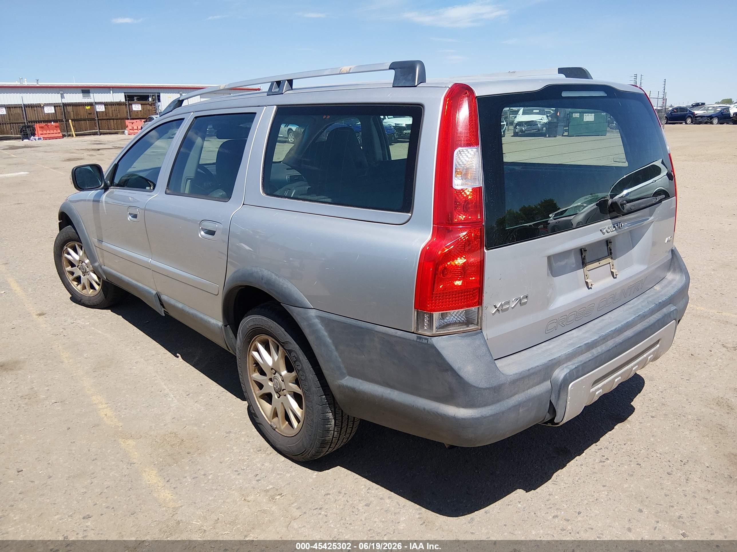 2007 Volvo Xc70 2.5t Серебряный vin: YV4SZ592671262025