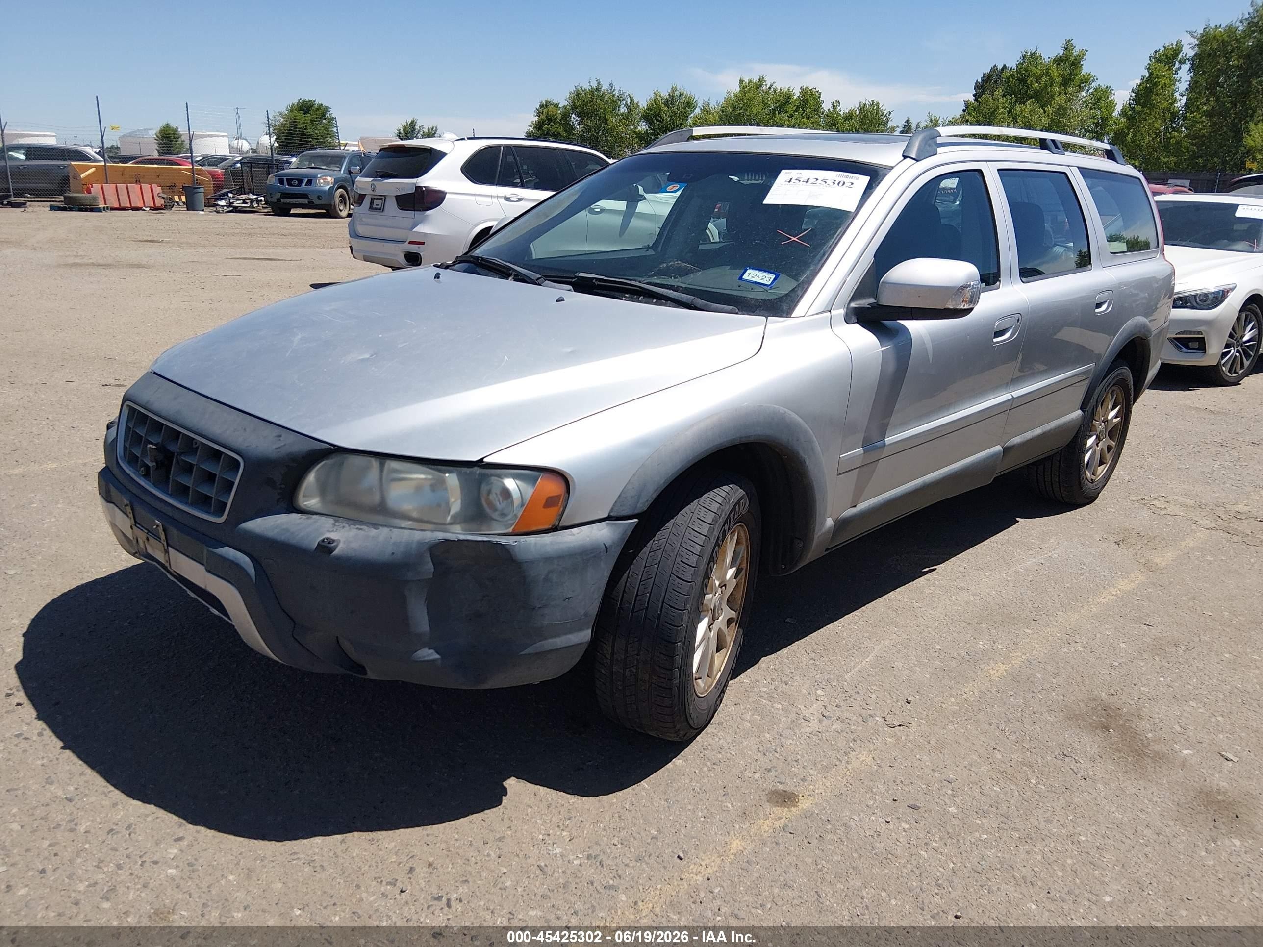 2007 Volvo Xc70 2.5t Серебряный vin: YV4SZ592671262025