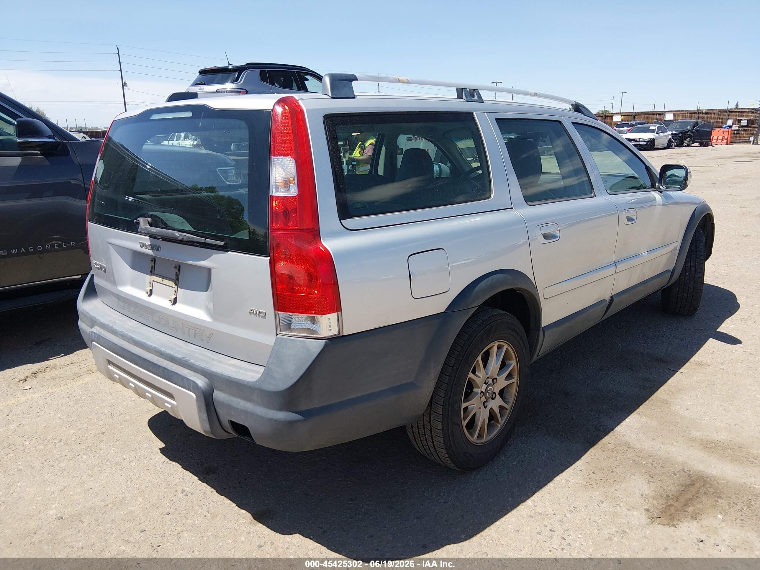 2007 Volvo Xc70 2.5t Серебряный vin: YV4SZ592671262025