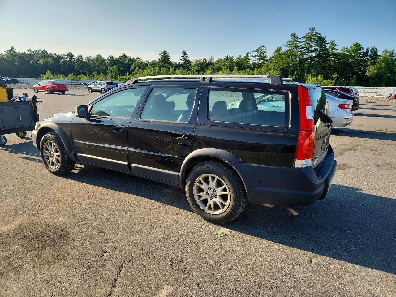 2007 Volvo Xc70 Black vin: YV4SZ592771265743