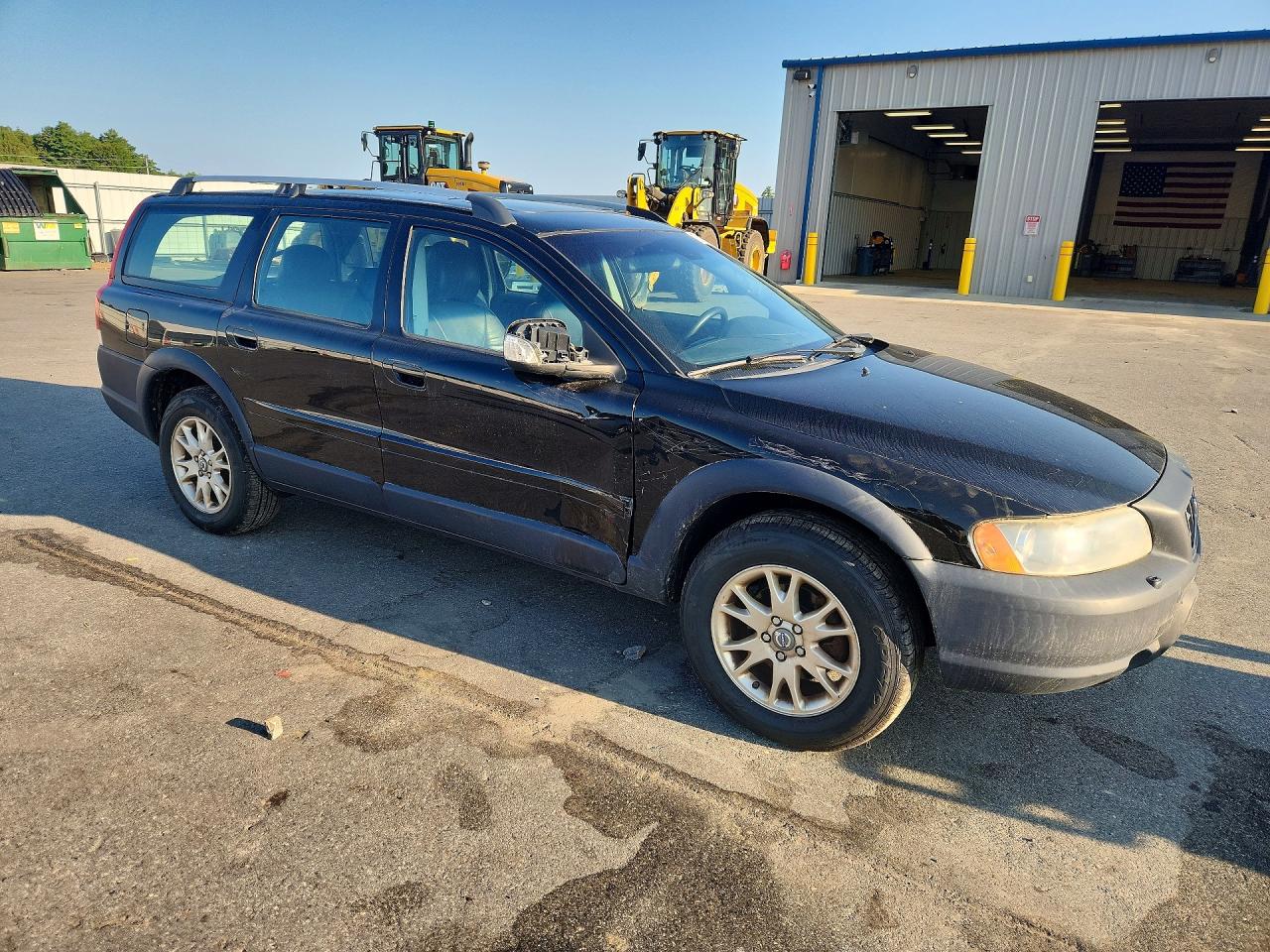 2007 Volvo Xc70 Black vin: YV4SZ592771265743