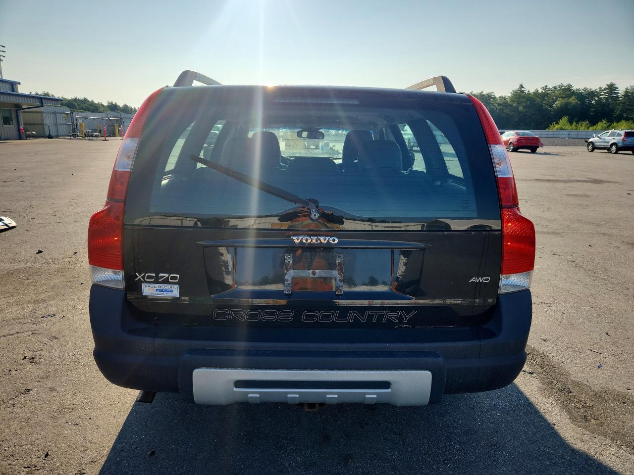 2007 Volvo Xc70 Black vin: YV4SZ592771265743