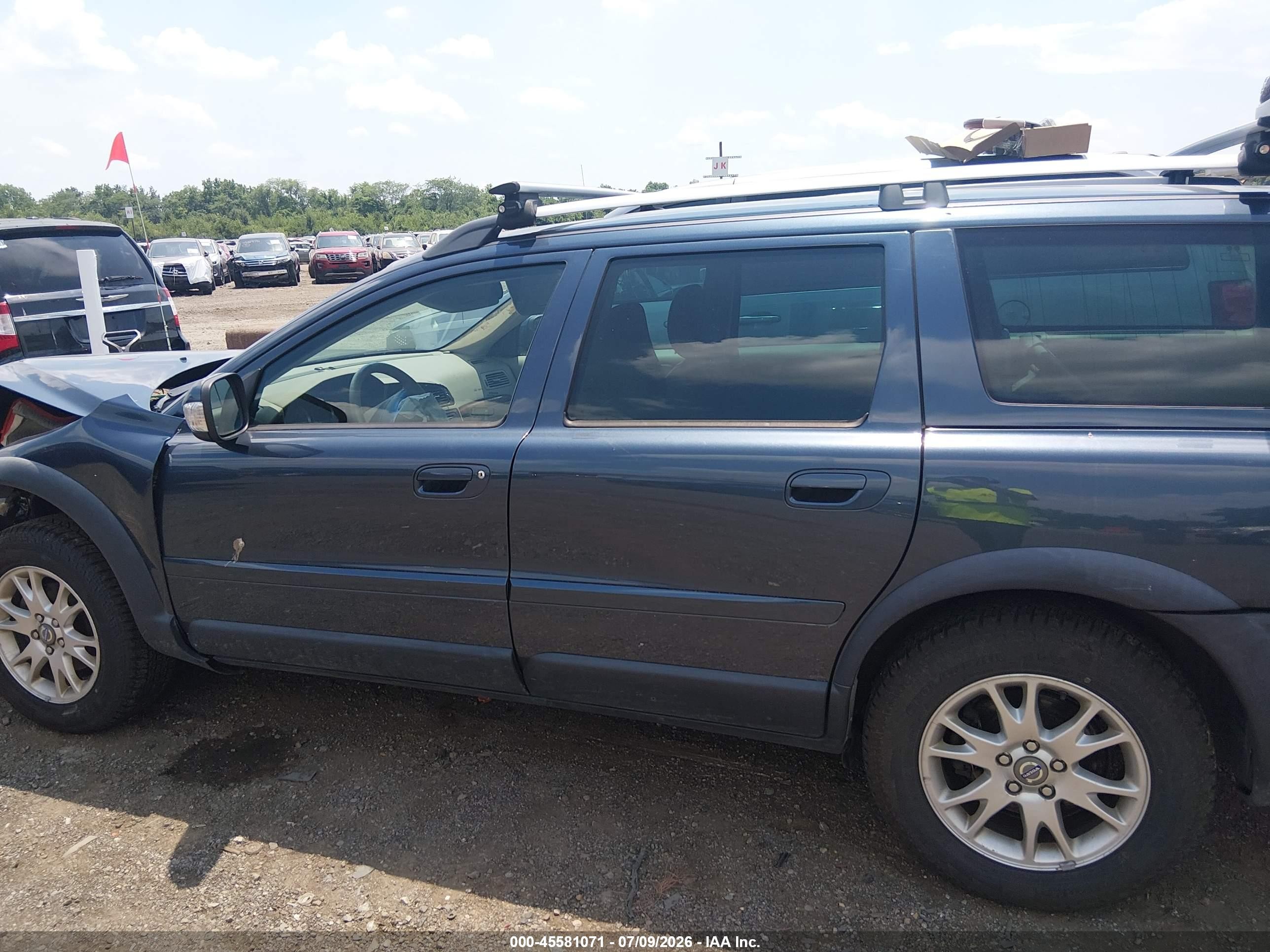 2007 Volvo Xc70 2.5t Blue vin: YV4SZ592771277312