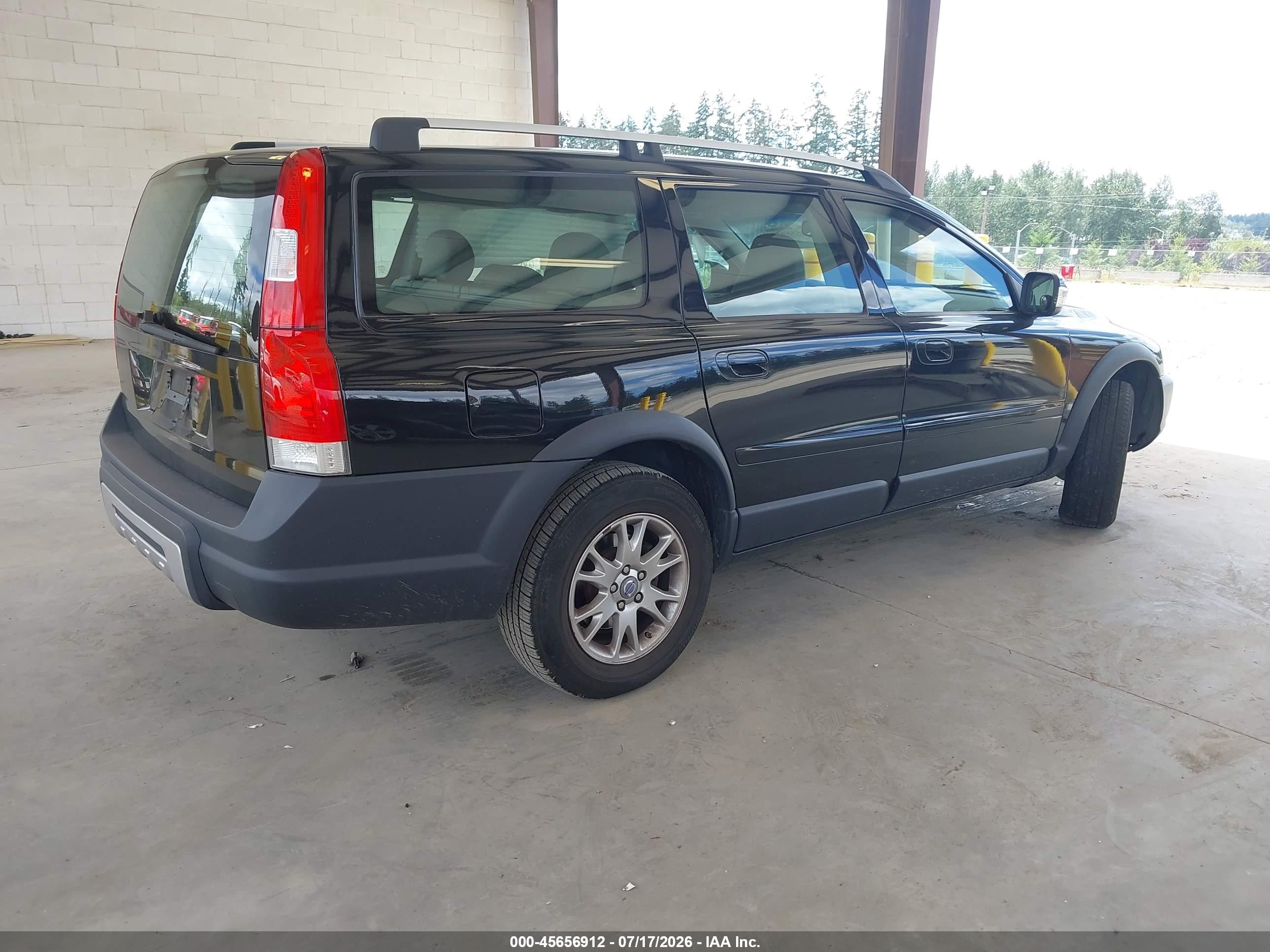 2007 Volvo Xc70 2.5t Black vin: YV4SZ592771278895