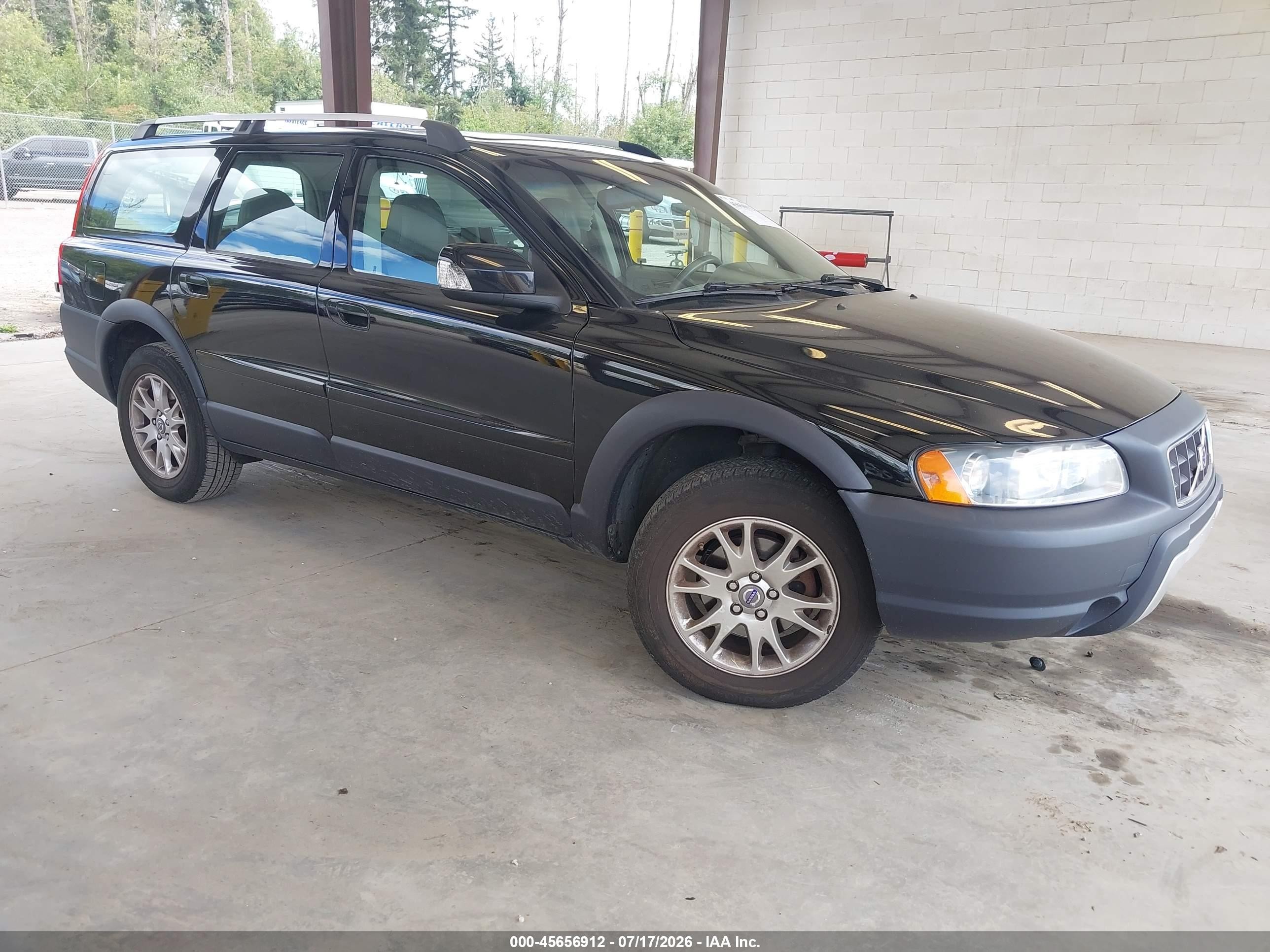 2007 Volvo Xc70 2.5t Black vin: YV4SZ592771278895