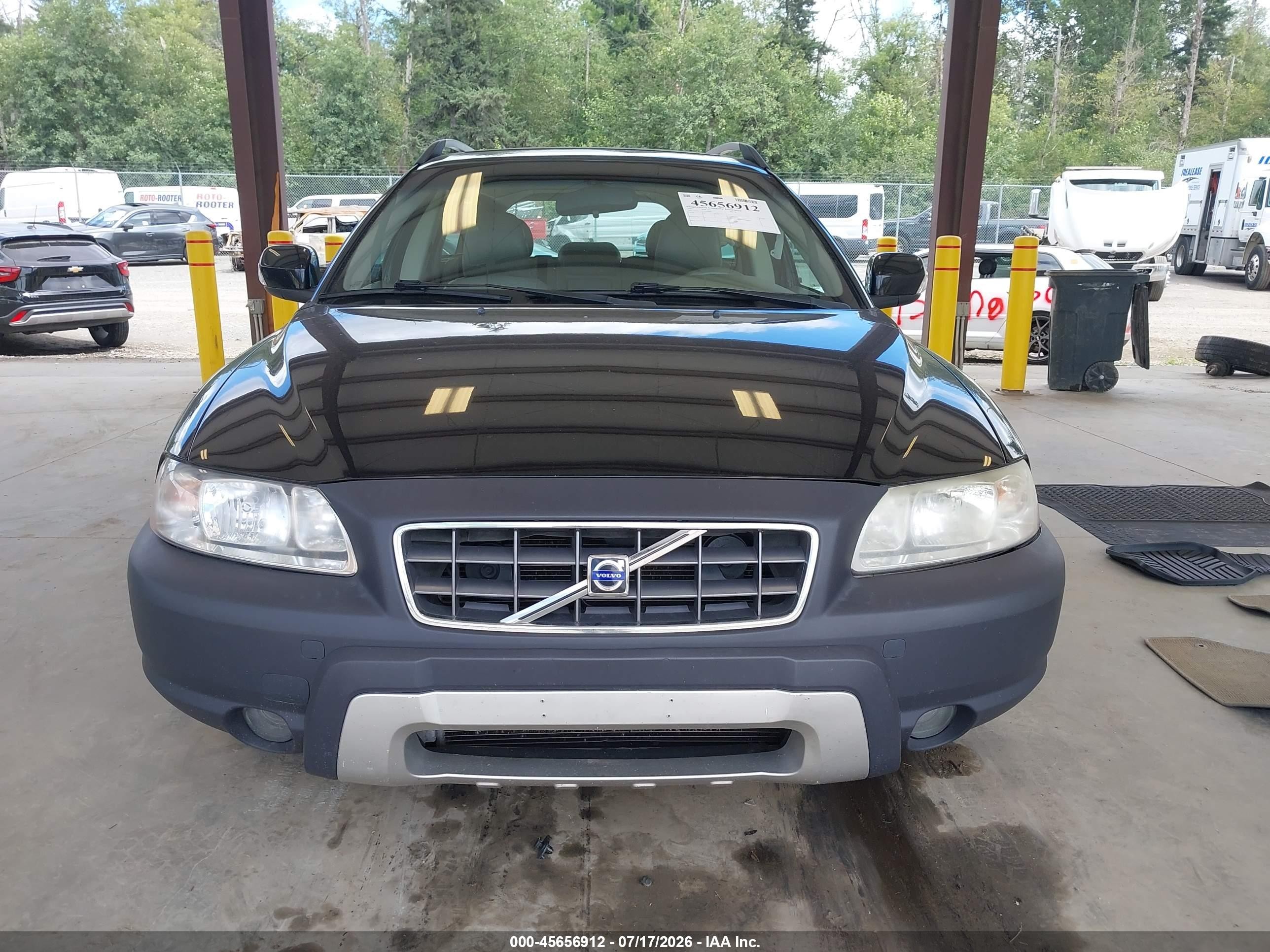 2007 Volvo Xc70 2.5t Black vin: YV4SZ592771278895