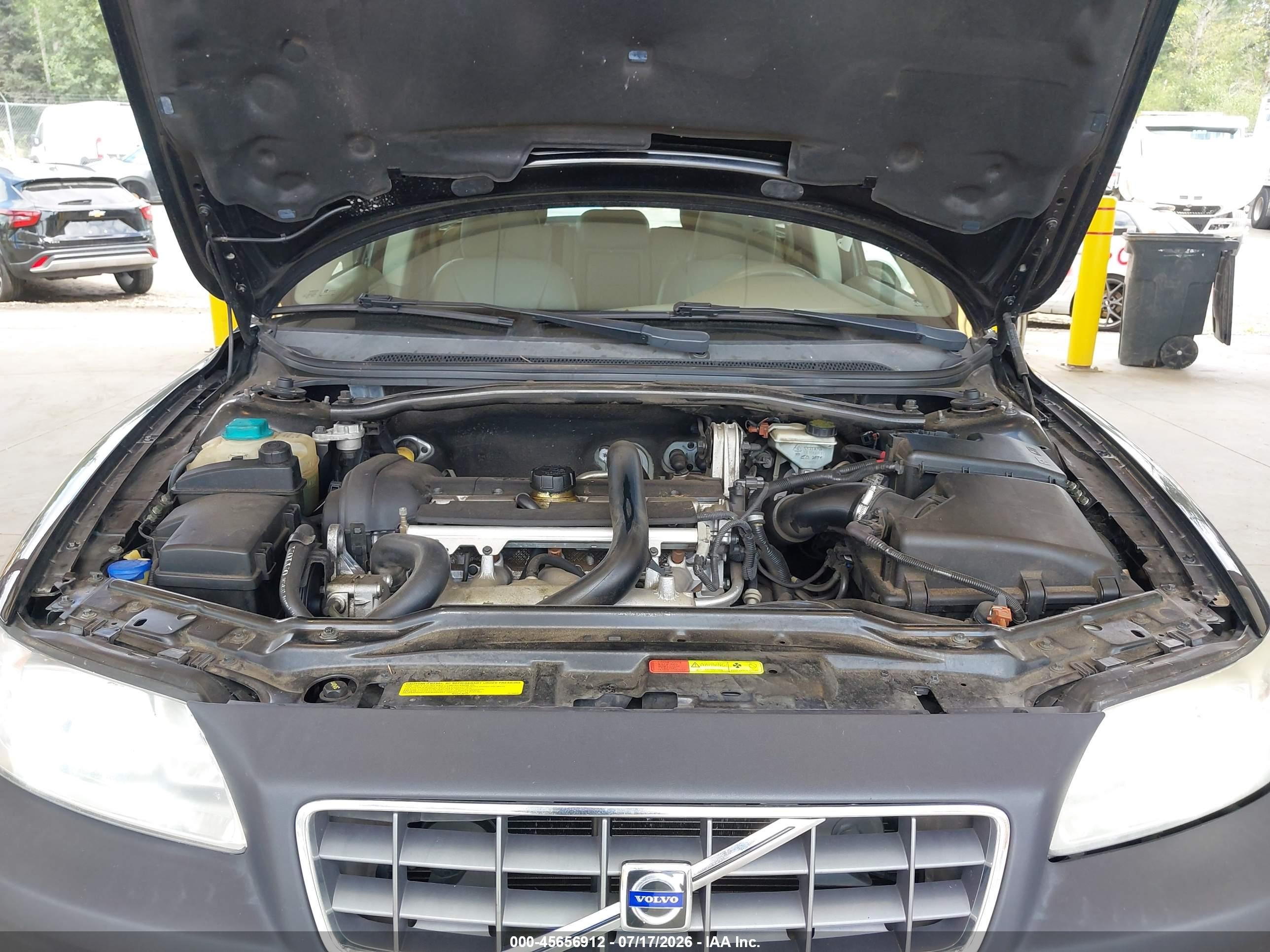 2007 Volvo Xc70 2.5t Black vin: YV4SZ592771278895