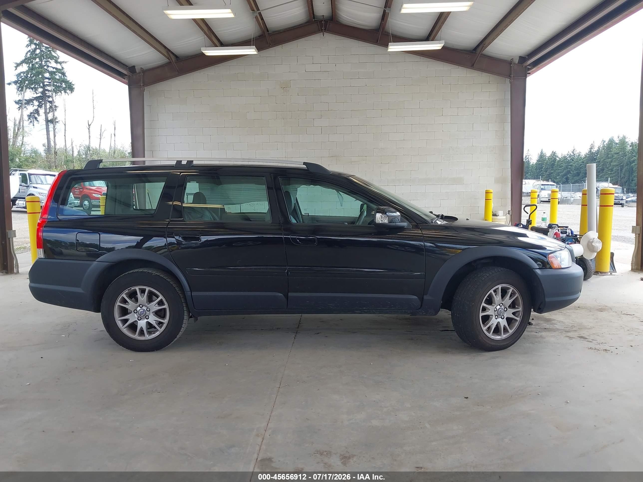 2007 Volvo Xc70 2.5t Black vin: YV4SZ592771278895