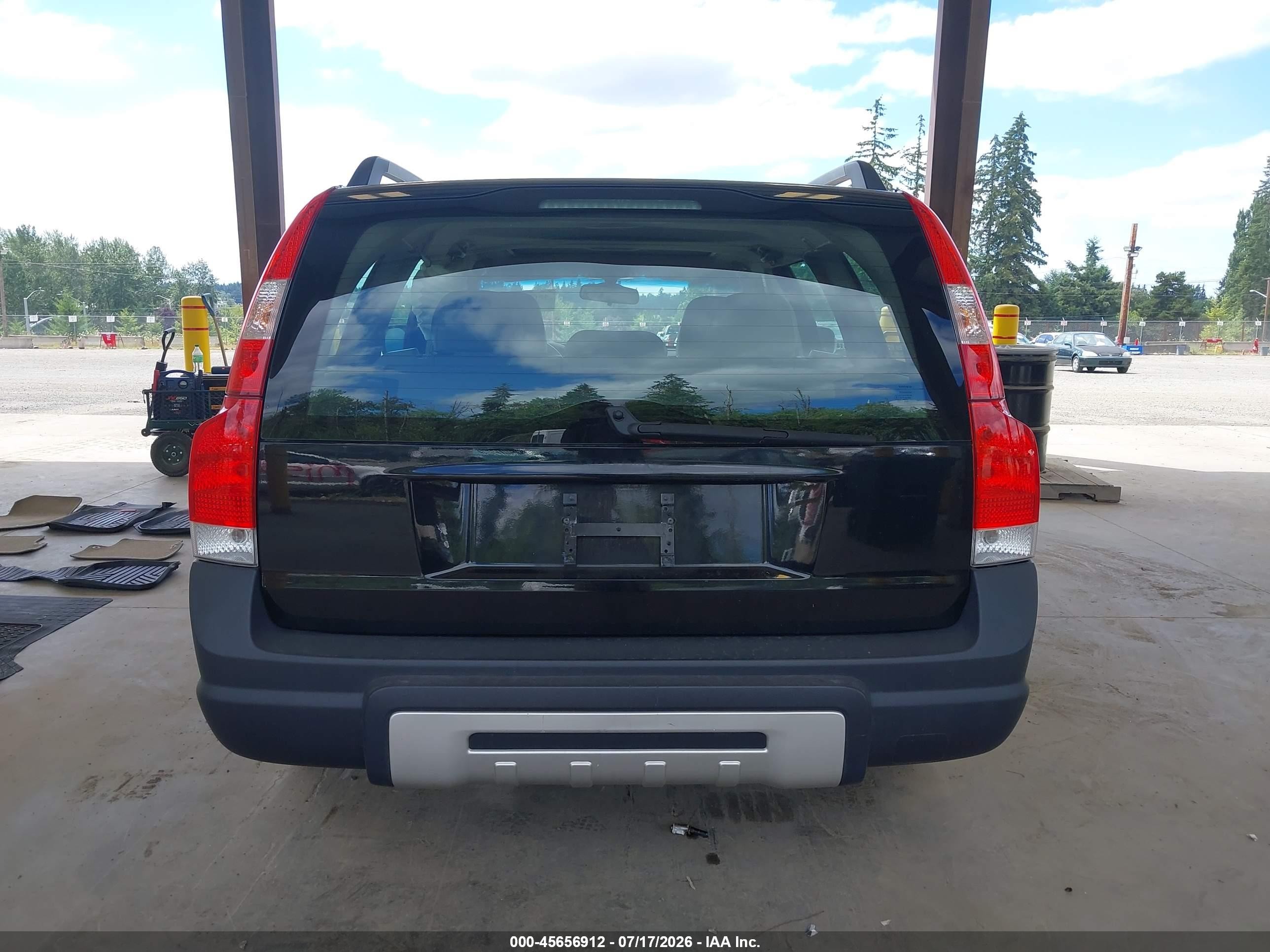2007 Volvo Xc70 2.5t Black vin: YV4SZ592771278895