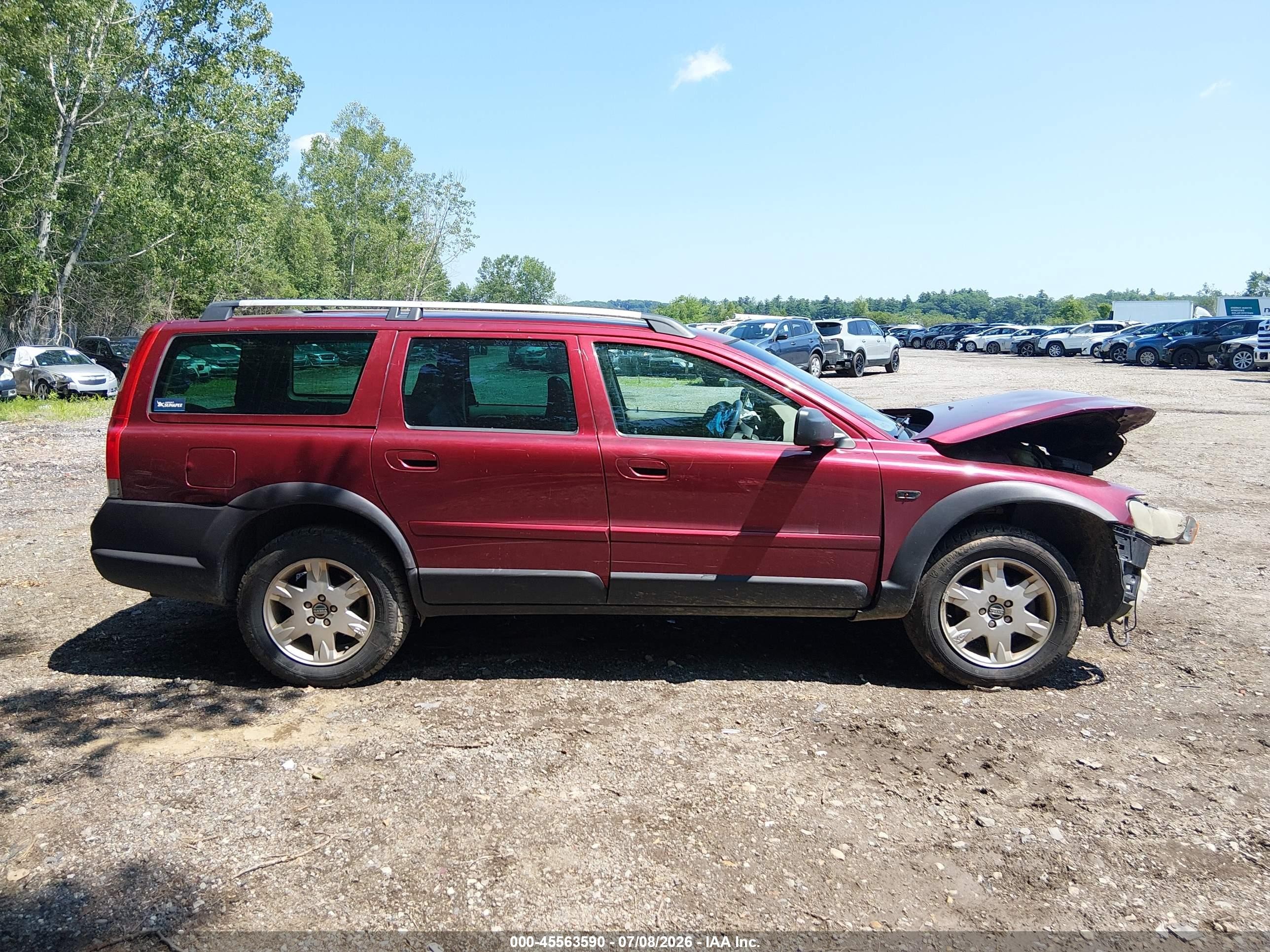 2006 Volvo Xc70 2.5t/volvo Ocean Race Edition Красный vin: YV4SZ592861233978