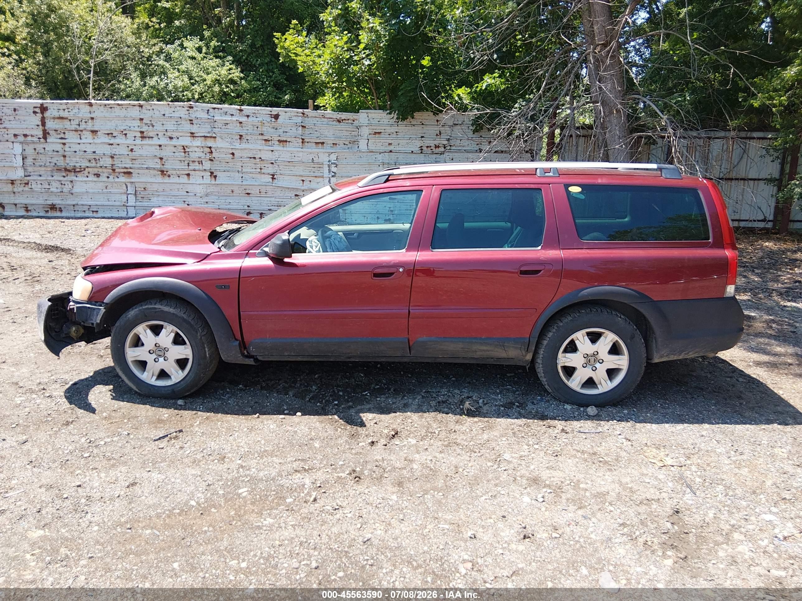 2006 Volvo Xc70 2.5t/volvo Ocean Race Edition Красный vin: YV4SZ592861233978
