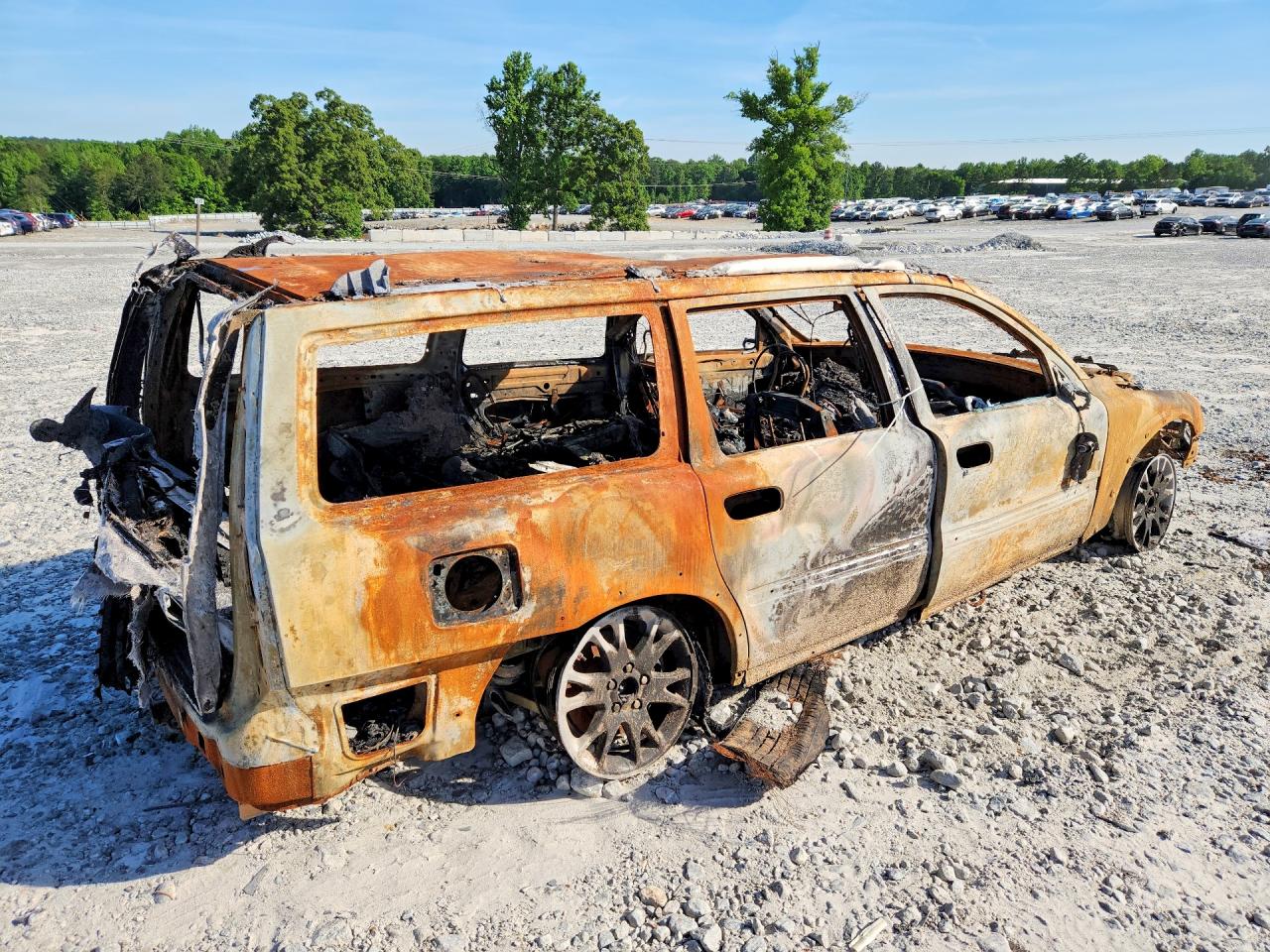 2007 Volvo Xc70 Пожар vin: YV4SZ592871257571