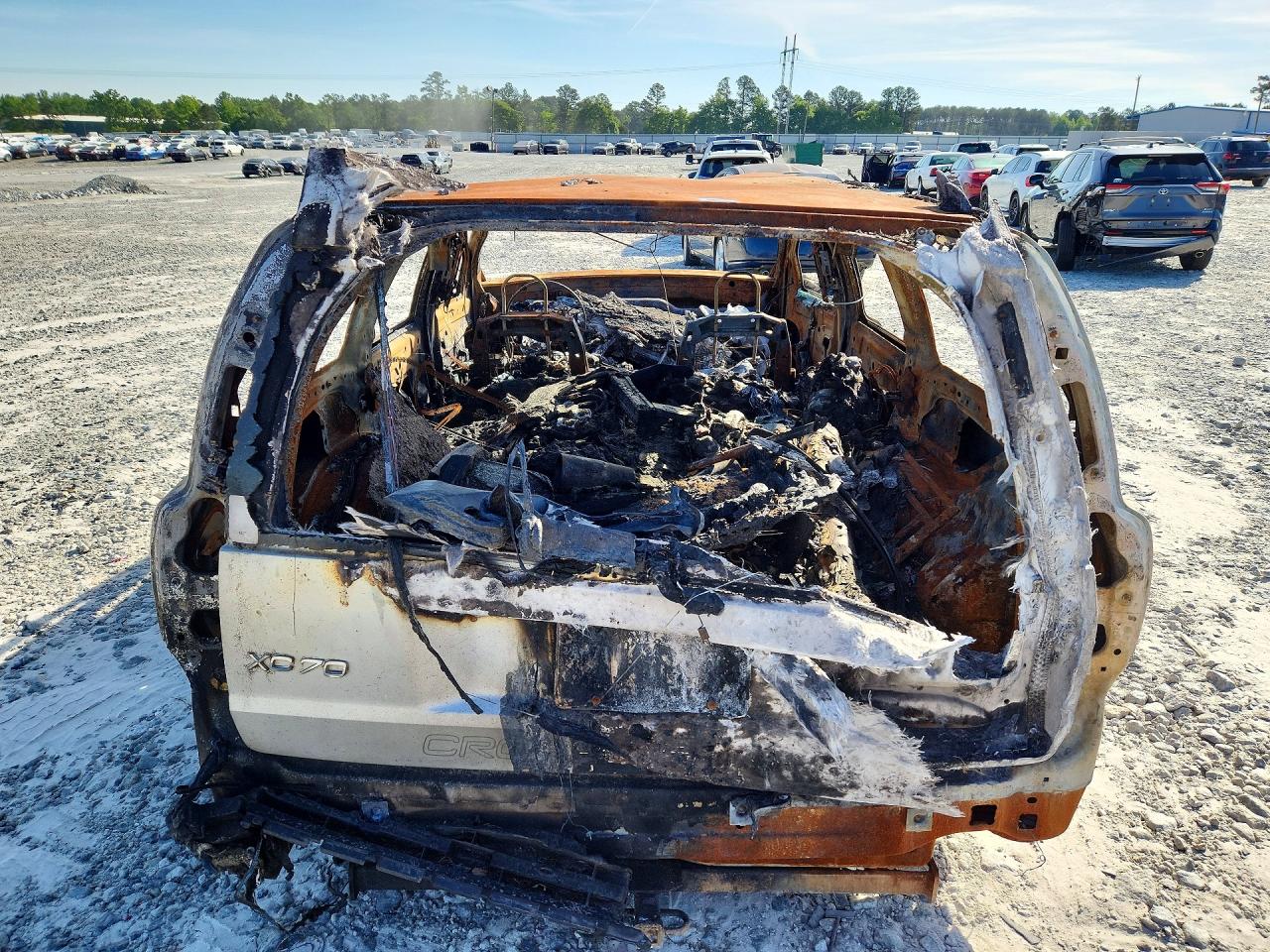 2007 Volvo Xc70 Пожар vin: YV4SZ592871257571