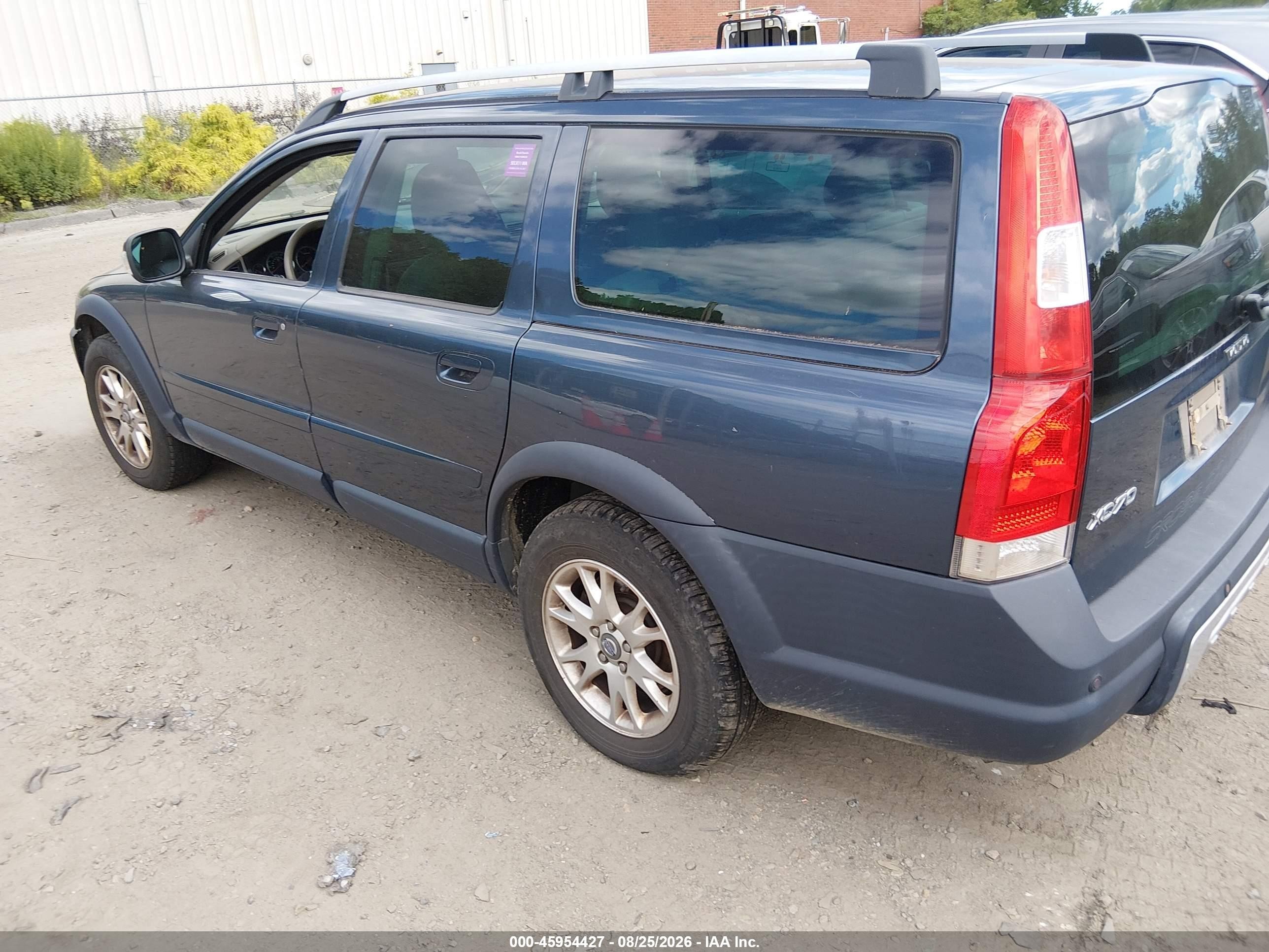 2007 Volvo Xc70 2.5t Синий vin: YV4SZ592871258879