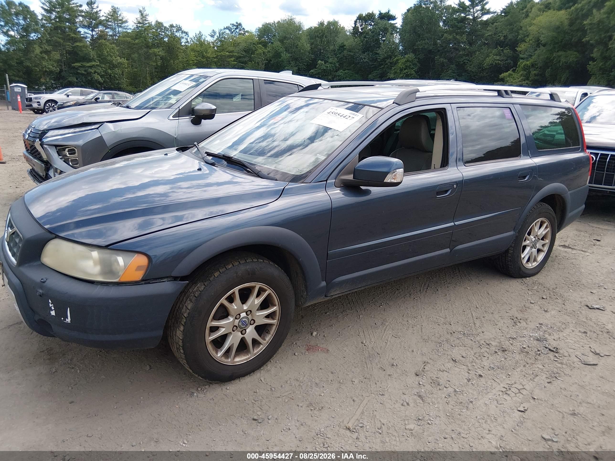 2007 Volvo Xc70 2.5t Синий vin: YV4SZ592871258879