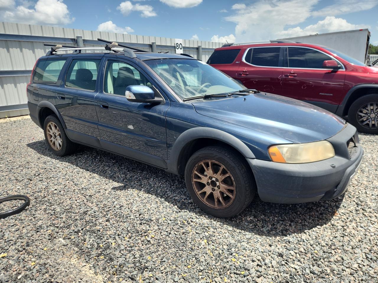 2007 Volvo Xc70 Blue vin: YV4SZ592871273687