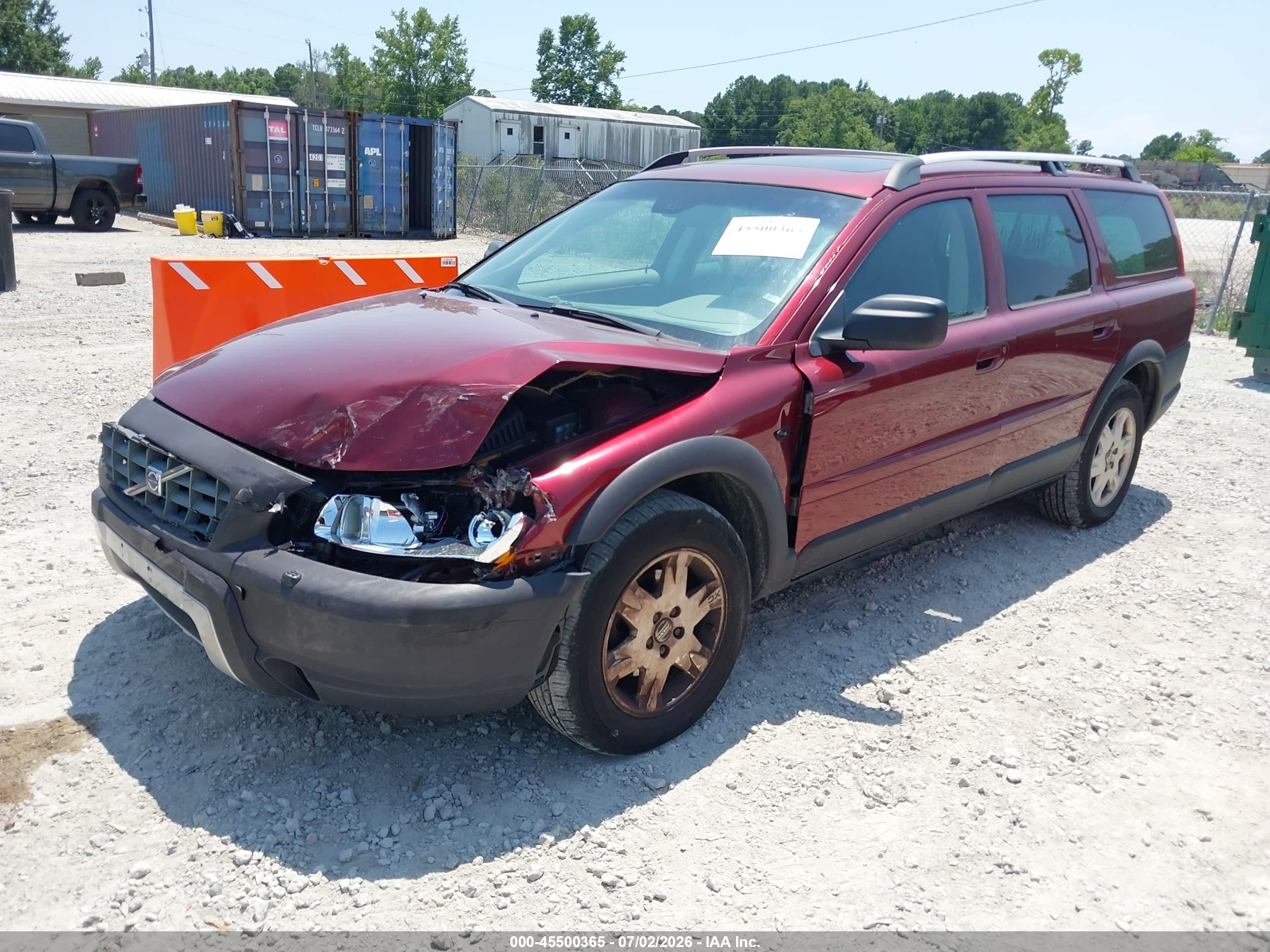 2006 Volvo Xc70 2.5t/volvo Ocean Race Edition Бордовый vin: YV4SZ592961232726